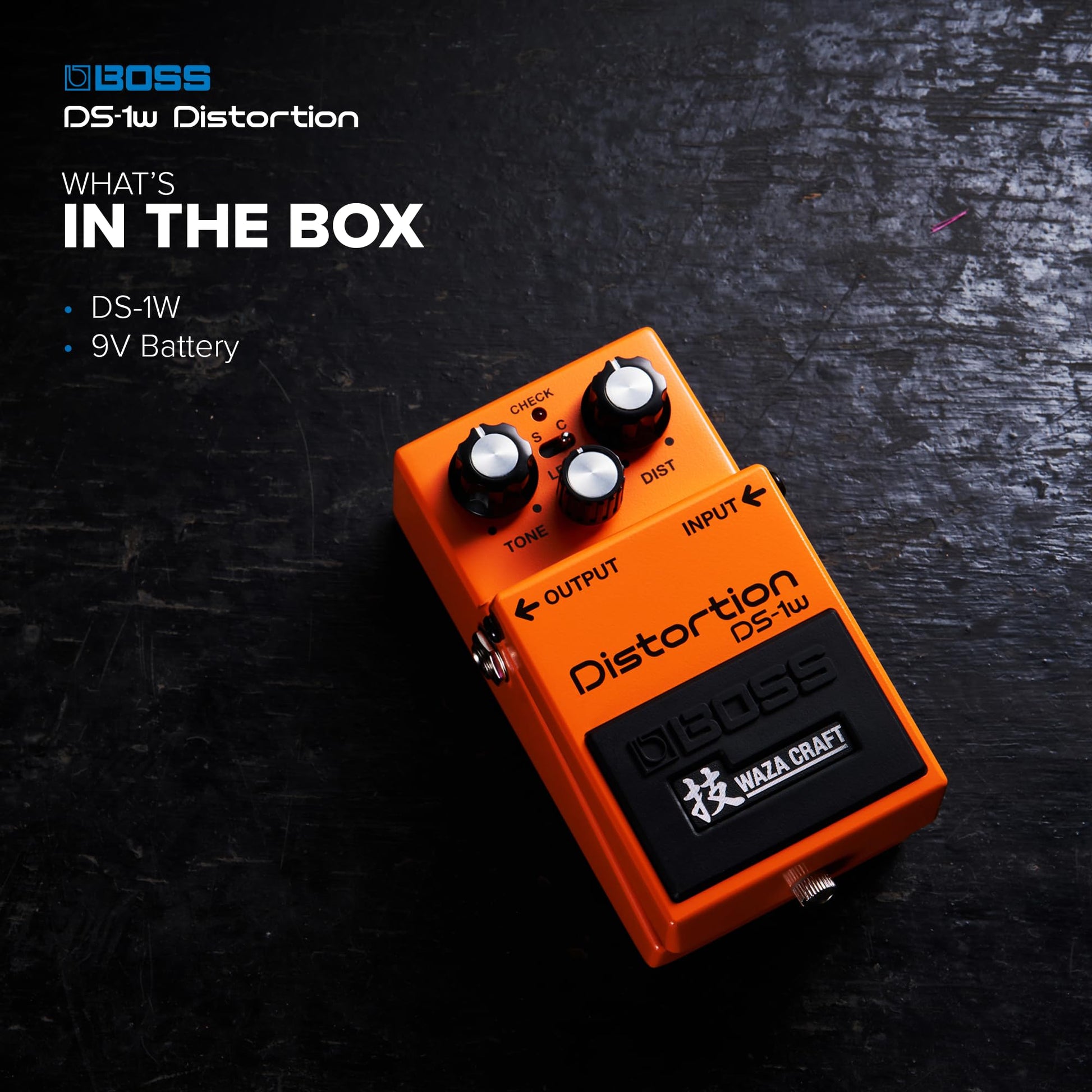 Boss DS-1W Waza Craft - Pedal de distorsión
