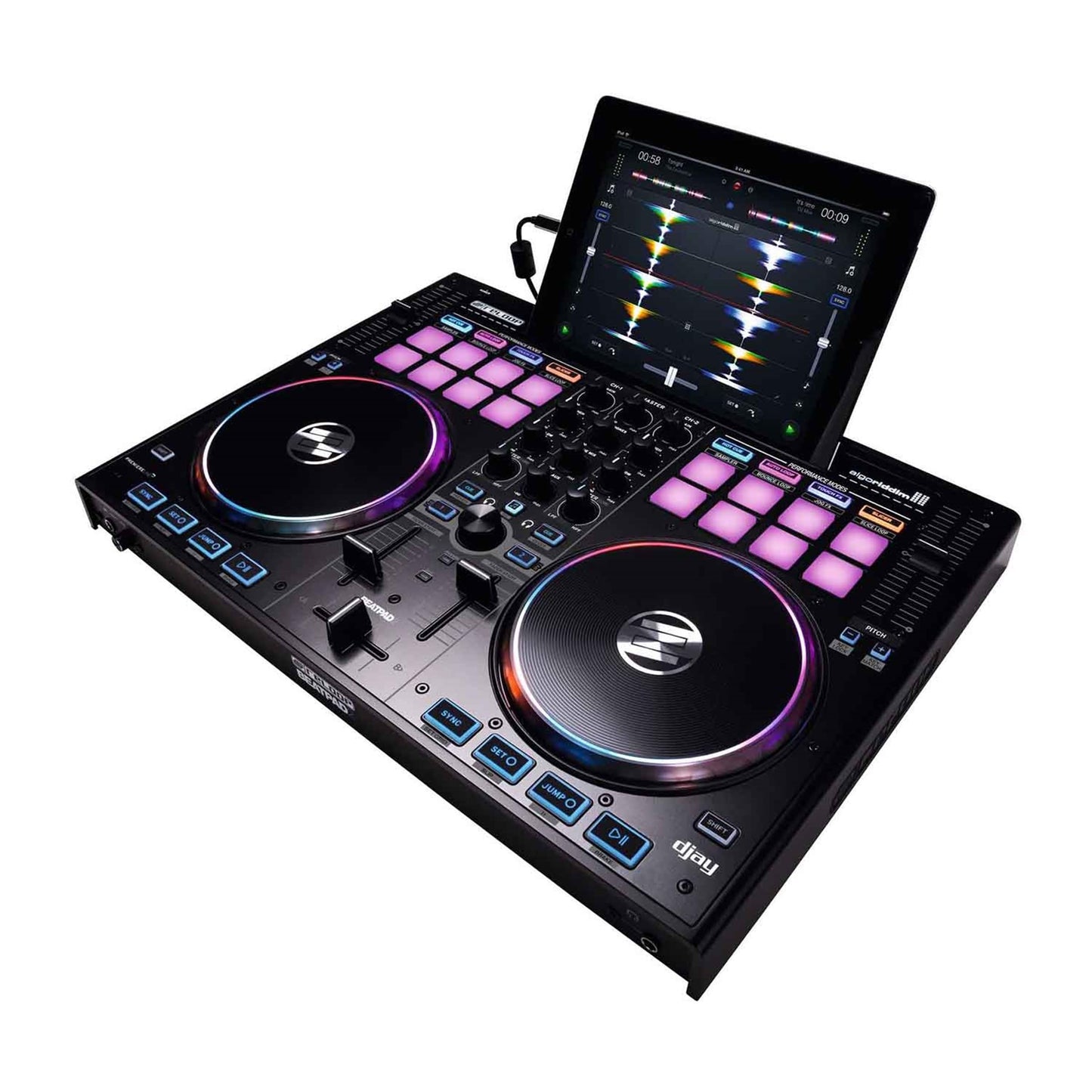 Controlador DJ Reloop Beatpad-2 Negro para iPad, Android y Mac
