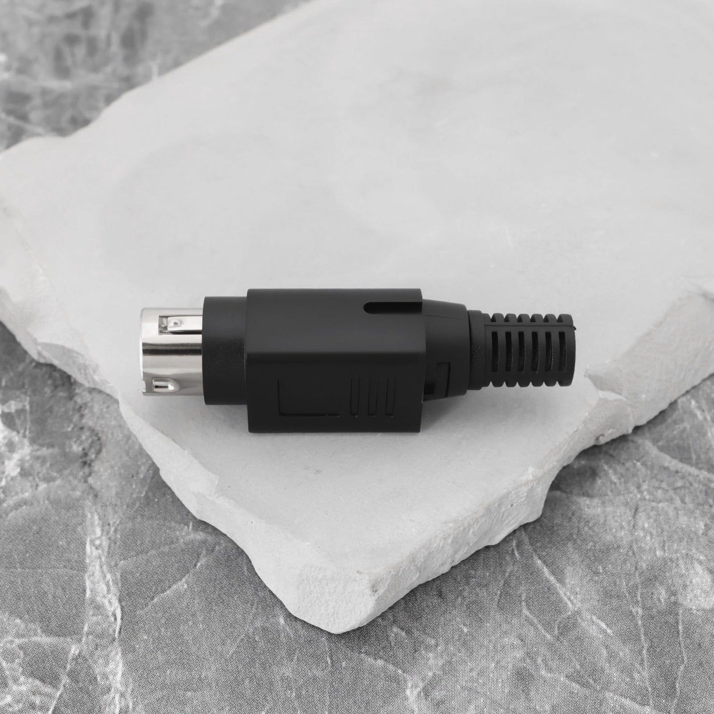 OTOTEC 4 pines mini enchufe de soldadura DIN 7.5 A, 24 V, 4 pines, mini conector de alimentación DIN para cámara, mezclador de audio, proyector, sistema de audio para el hogar, 4 pines sin ensamblar,