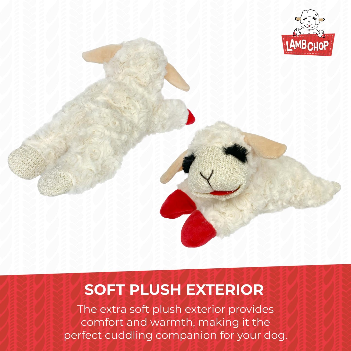 Juguete de Peluche para Perros Multipet Blanco Lambchop
