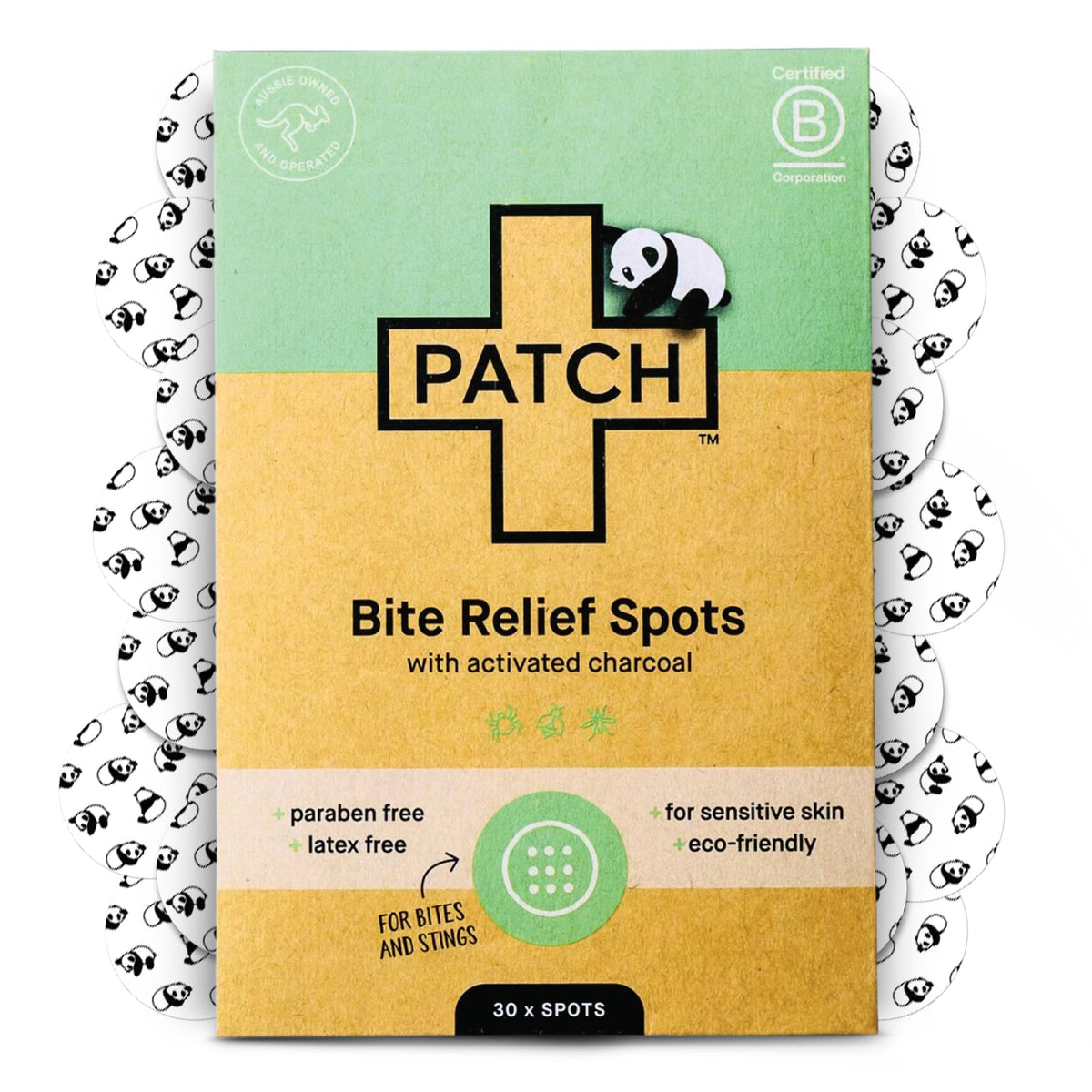 Parche PATCH Bambú Panda con Carbón Activado Hipoalergénico para Pieles Sensibles