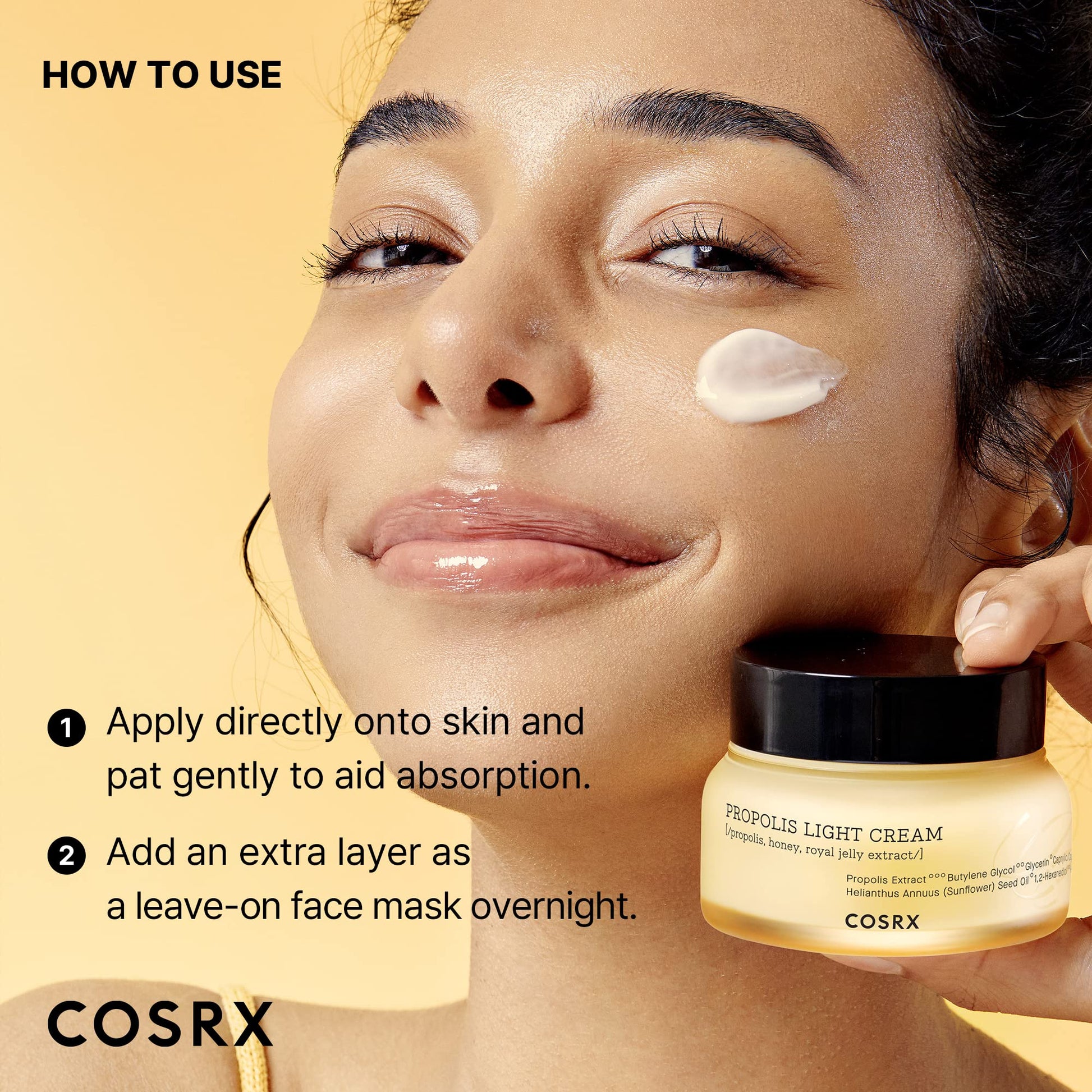 Full Fit Propolis Light Cream by Cosrx for Women - 2.1 oz Cream