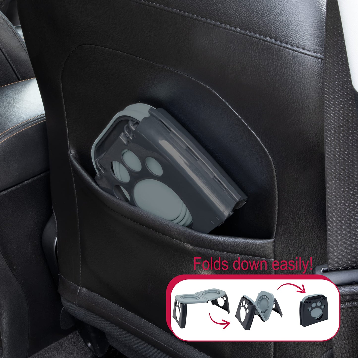 Cuencos Plegables SPORT PET elevados para Viaje