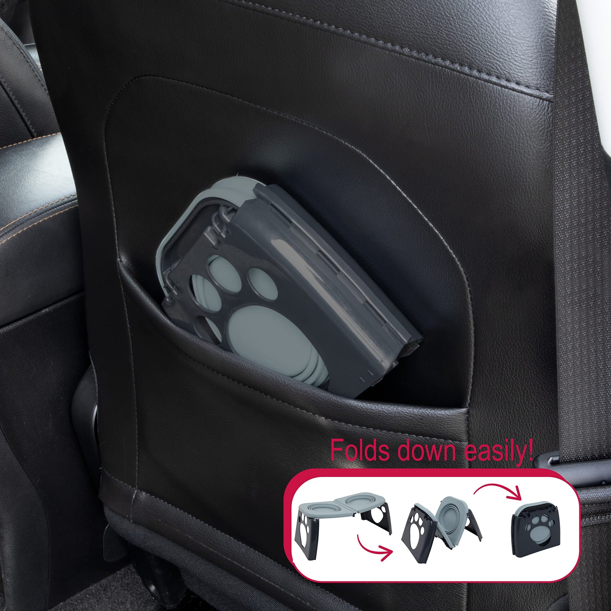 Cuencos Plegables SPORT PET elevados para Viaje