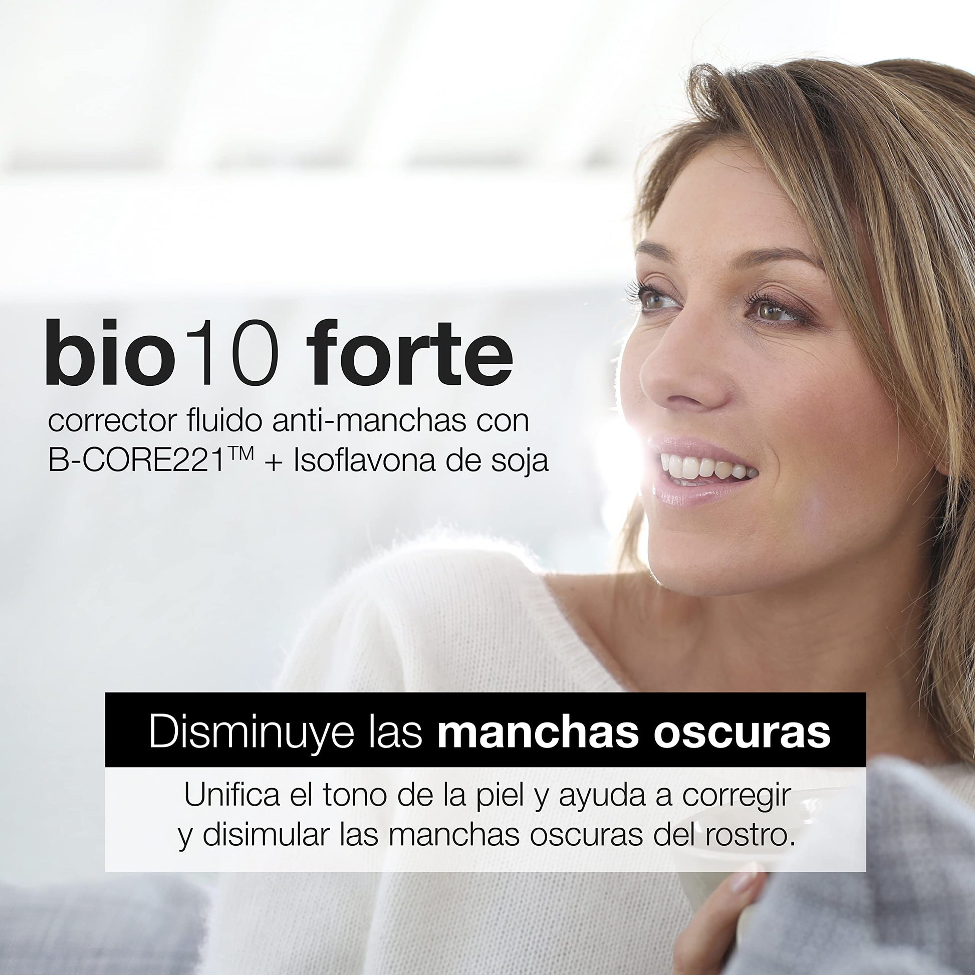 LULLAGE, Bio 10 Forte, Crema Antimanchas Intensiva para Todo Tipo de Pieles, Despigmentante Facial, Tratamiento para Manchas Oscuras en el Rostro, 30 ml