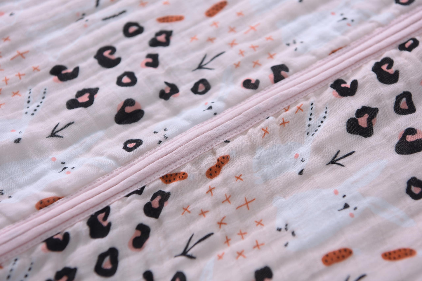 TADO MUSLIN Saco de Dormir para Bebé 2-4 T Niños y Niñas Manta Vestible 100% Algodón Orgánico 0.5 TOG Sacos de Dormir para Niños Pequeños Cremallera de 2 Vías Talla X-Large Saco de Dormir de Muselina