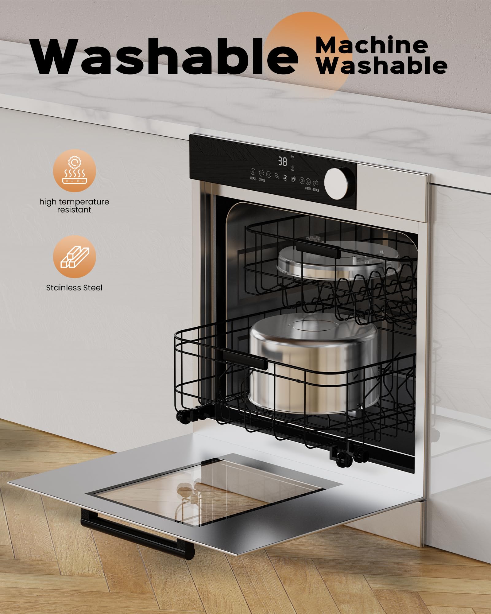 Fuente de Agua para Gatos AOOGITF Acero Inoxidable 304 Fluido Continuo Bajo Consumo Energético