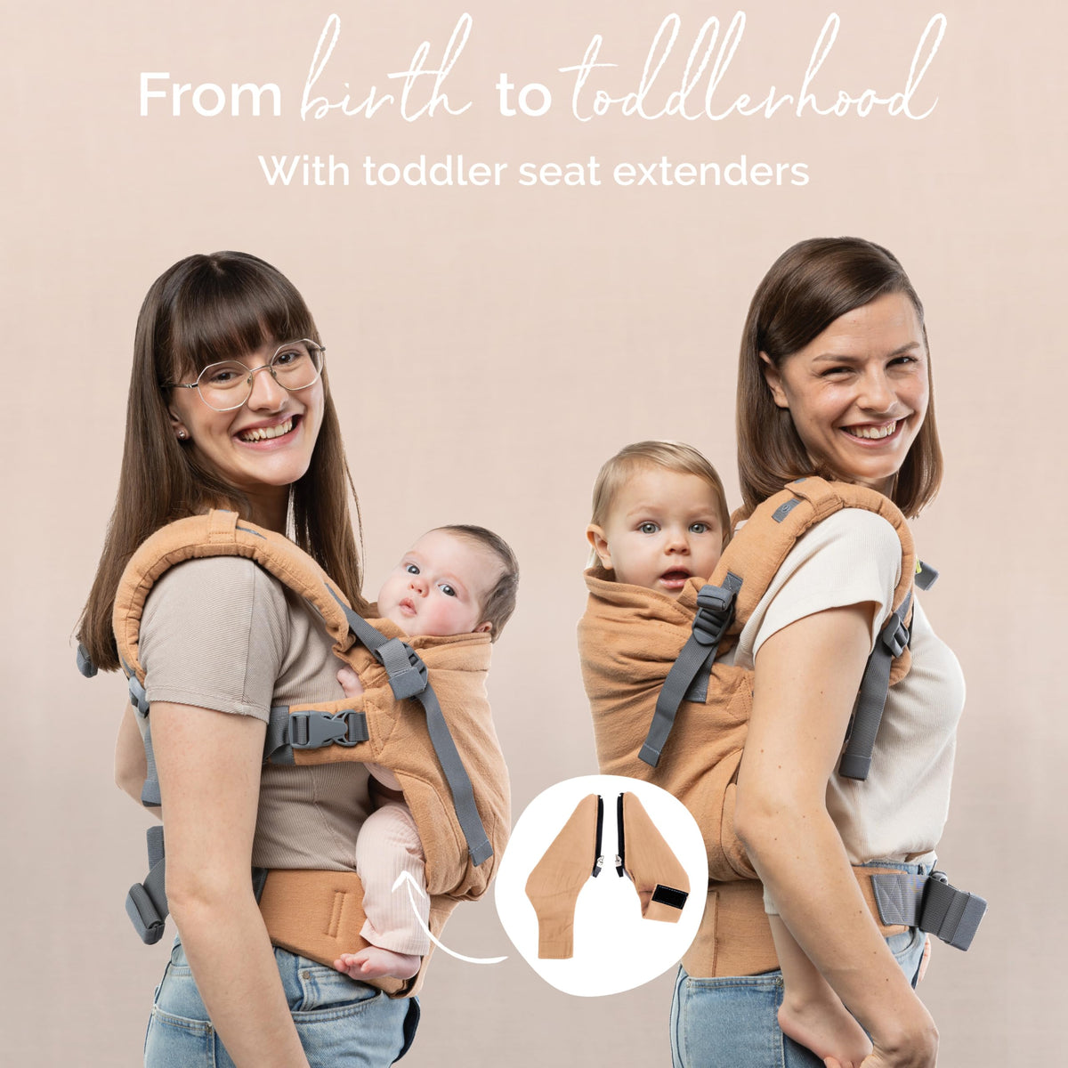 Boba X Portabebés de Recién Nacido a Niño - Portabebés Recién Nacido Certificado Hip Healthy, Portabebés para Recién Nacidos Ajustable, Portabebés Ergonómico para Niños, Portabebés 3-20 kg