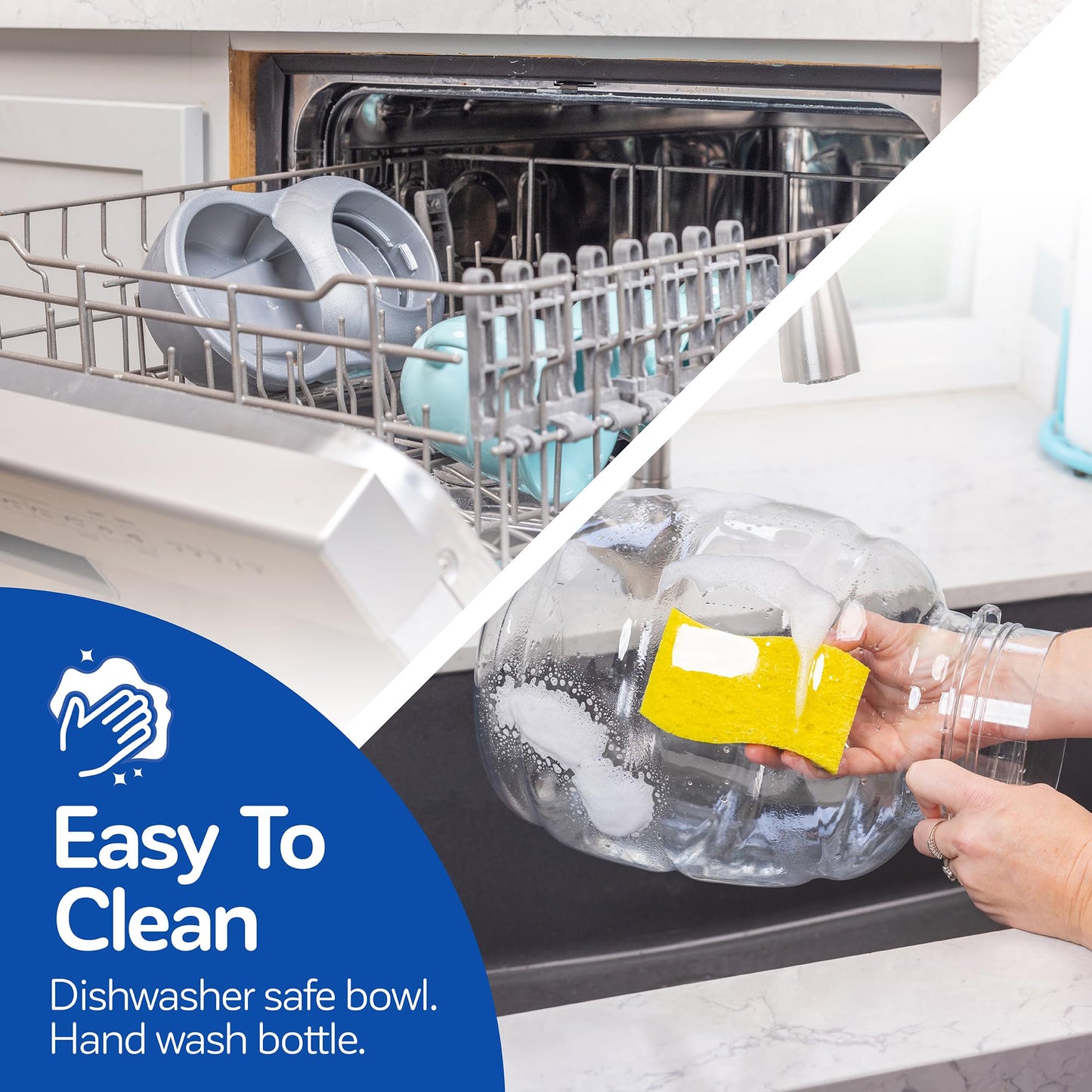 Dispensador de Agua para Mascotas Petmate Perla Blanco con Microban