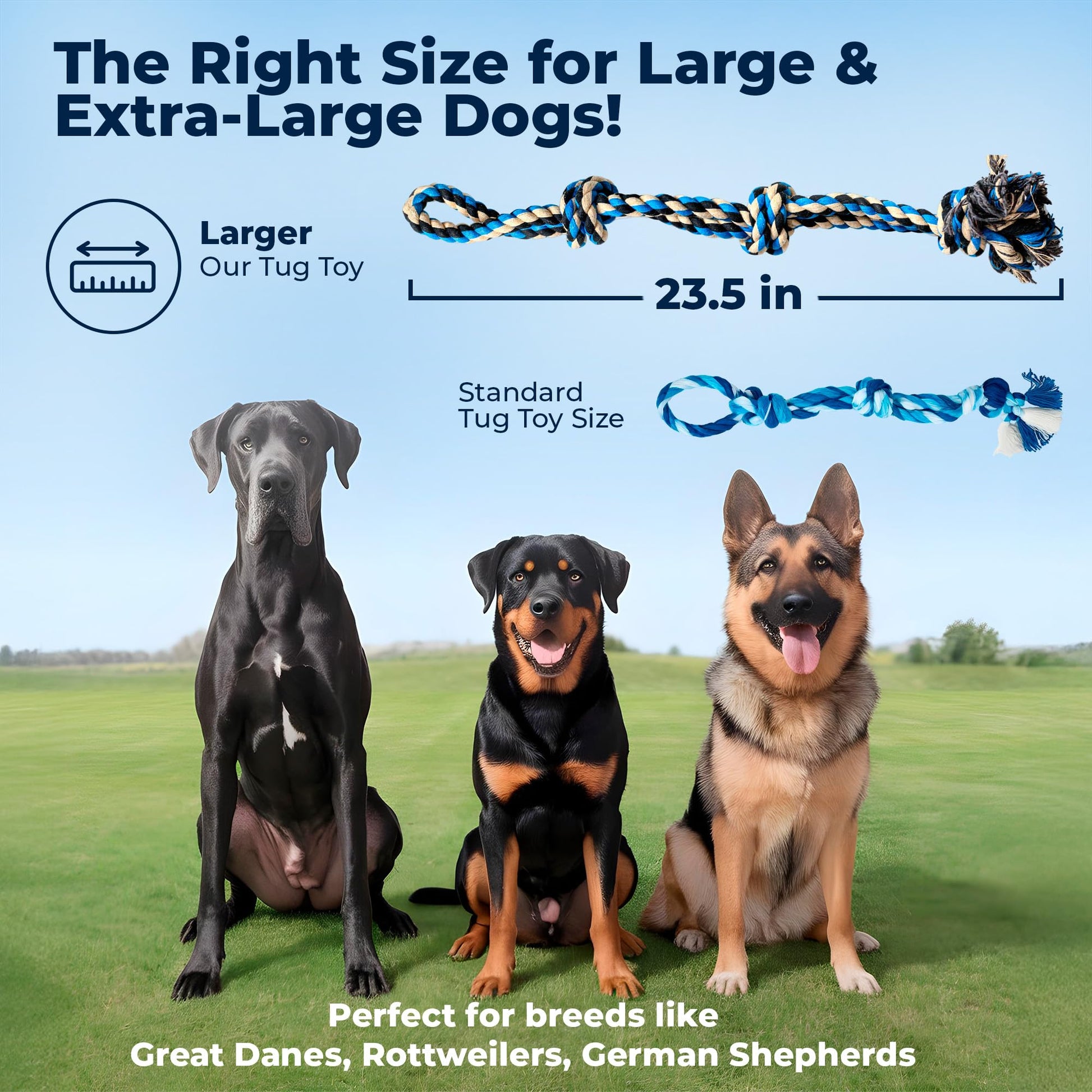 Juguete de Cuerda Extra Grande para Perros Grandes