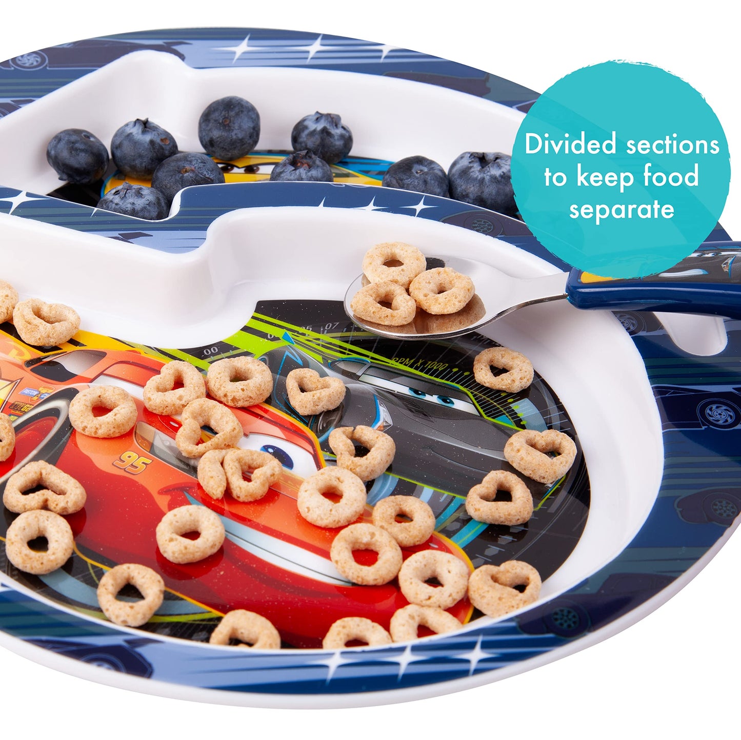 Juego de Alimentación Disney Carros, 4 Piezas