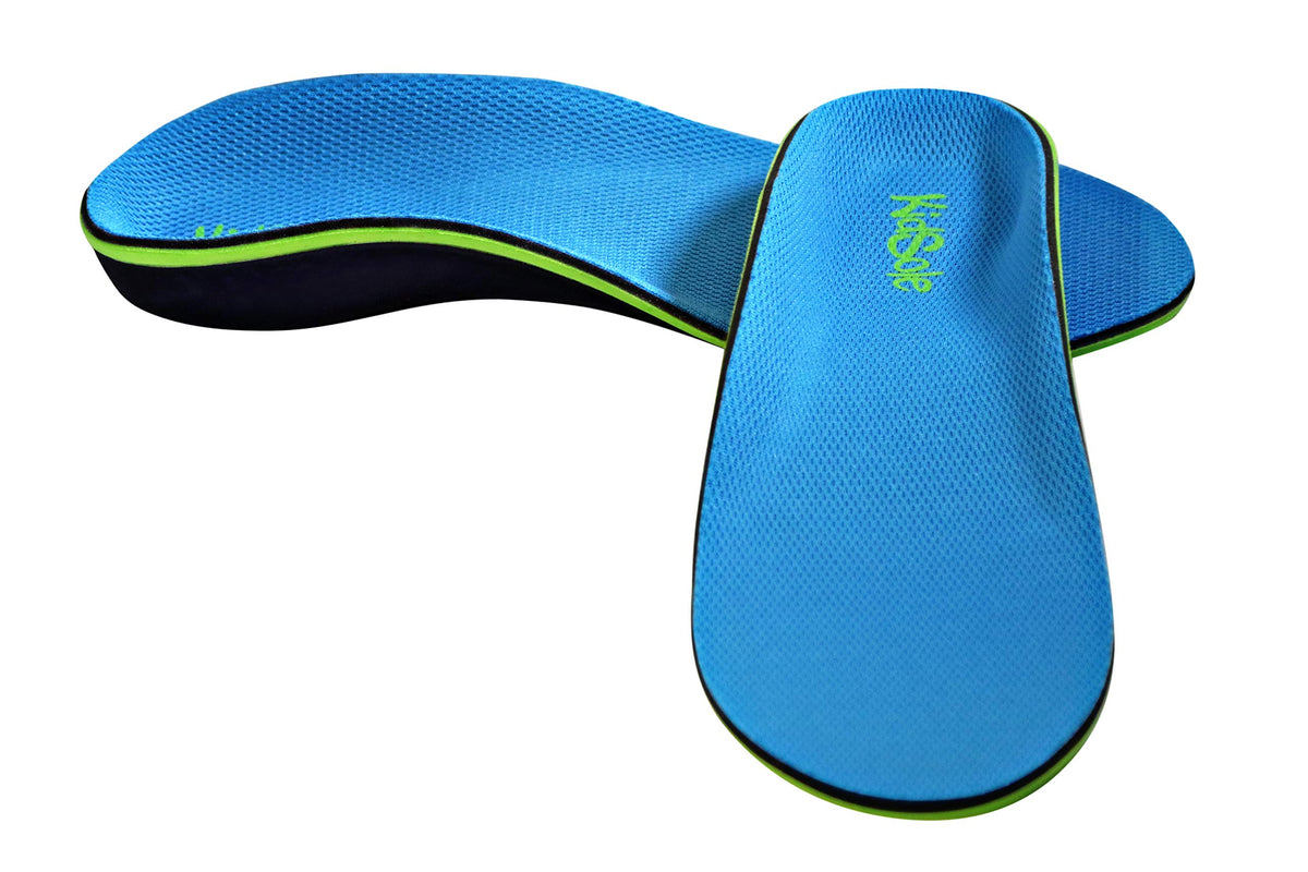 Plantilla de Soporte KidSole Stealth Fighter Negro con Arco Alto y Espuma Viscoelástica para Niños
