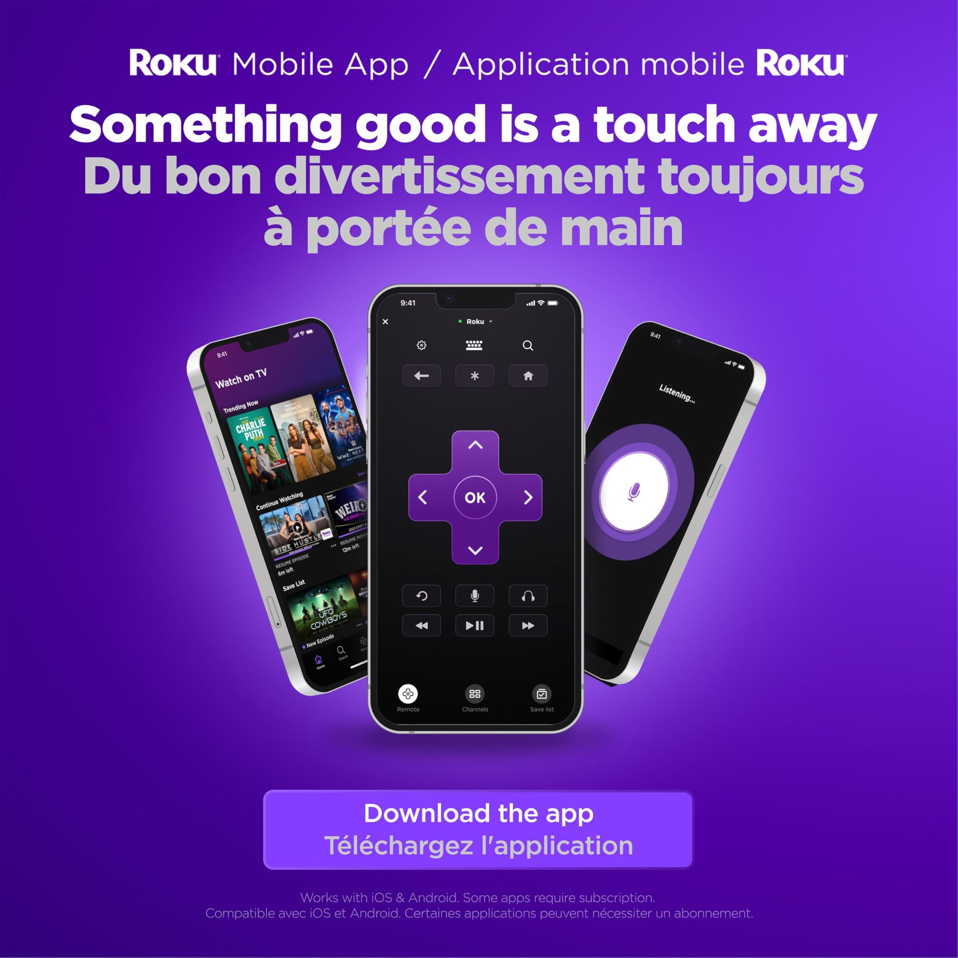 Roku Streaming Stick 4K | Dispositivo de transmisión 4K/HDR/Dolby Vision con control remoto de voz con controles de TV y Wi-Fi de largo alcance (reacondicionado)