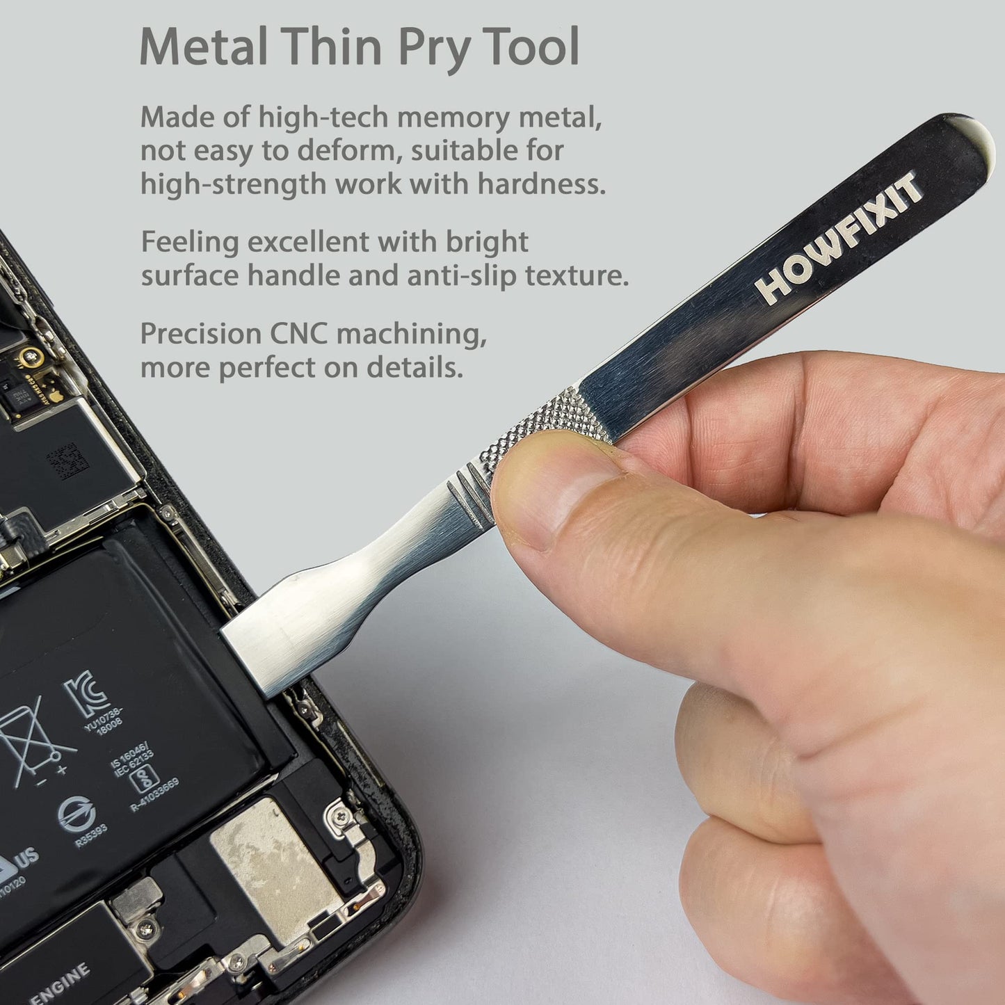 HowFixit - Herramientas de apertura para reparación de aparatos electrónicos, desmonta de forma segura tu teléfono celular, reloj inteligente, cámara, drone, portátil, tablet