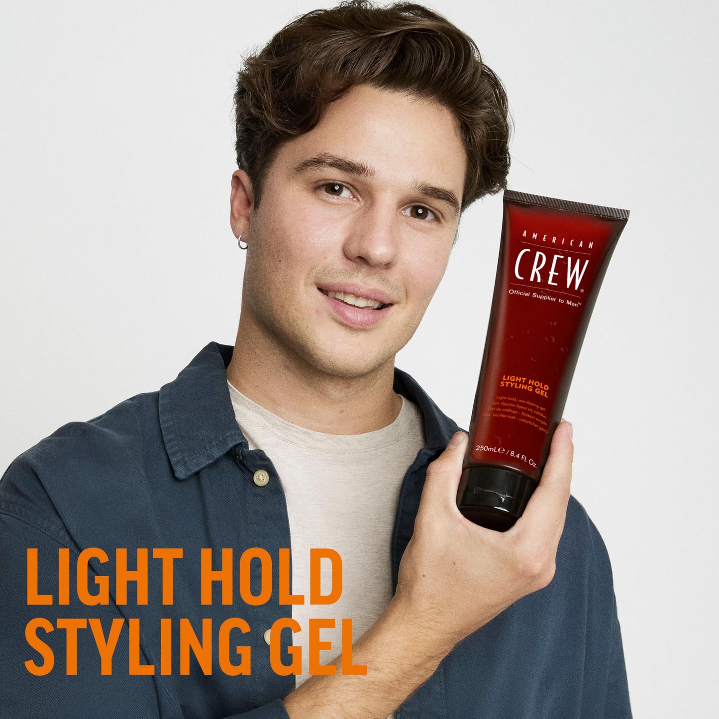 American Crew Light Hold Styling Gel, 250 Ml