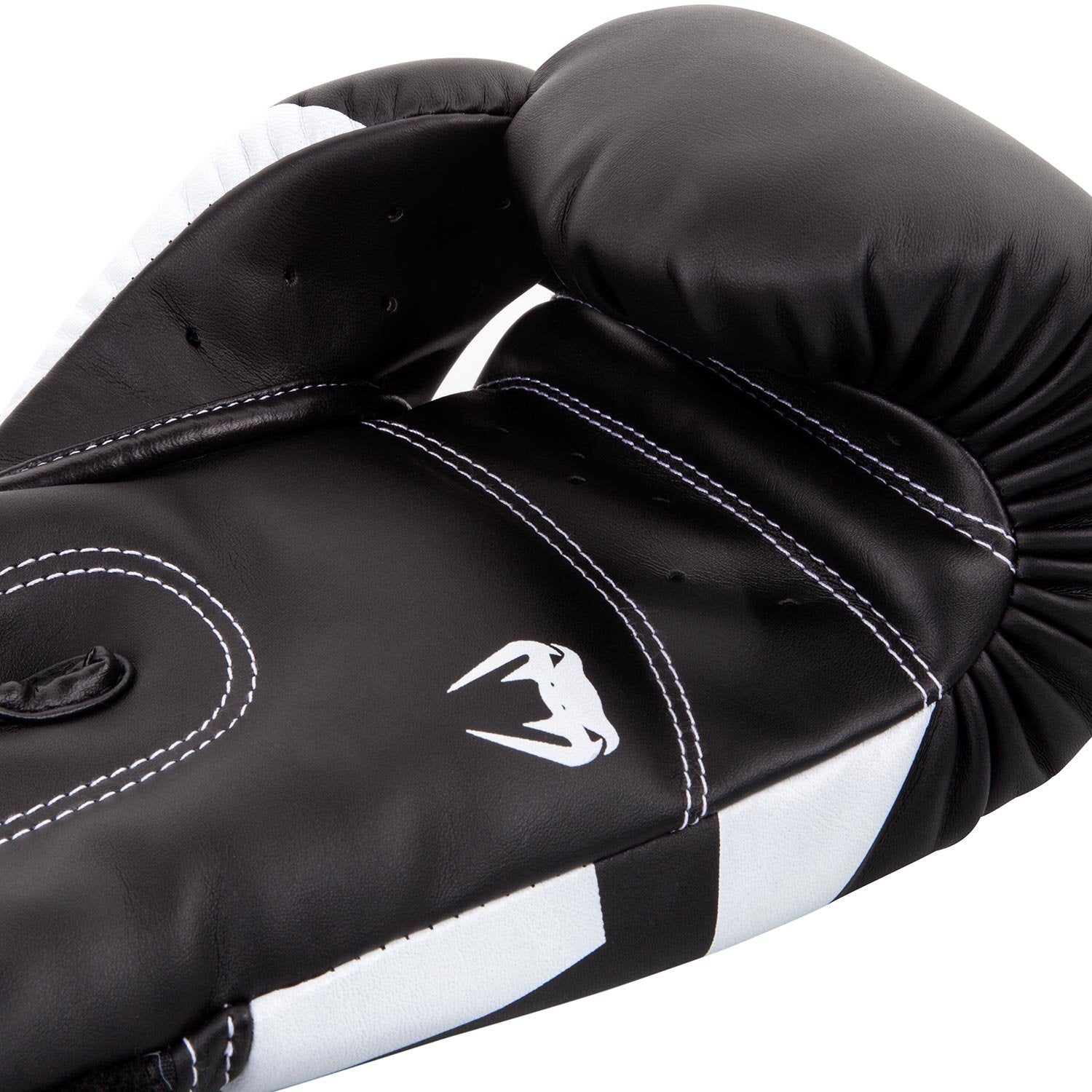Guantes de Boxeo Venum Negro Blanco Elite