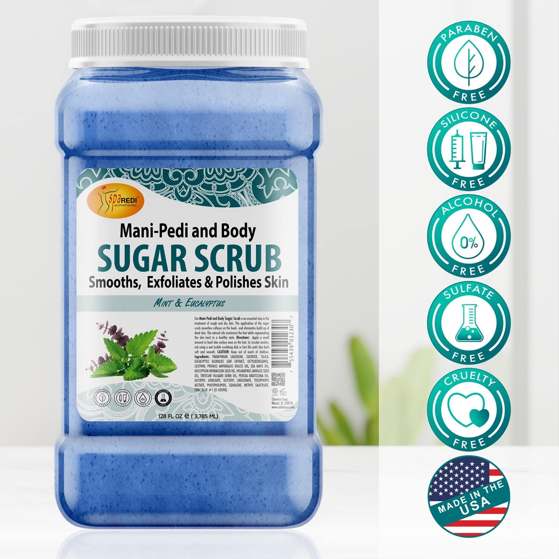 Exfoliante Spa Redi Rojo con Aceites Naturales y Vitamina E para Piel Suave y Radiante