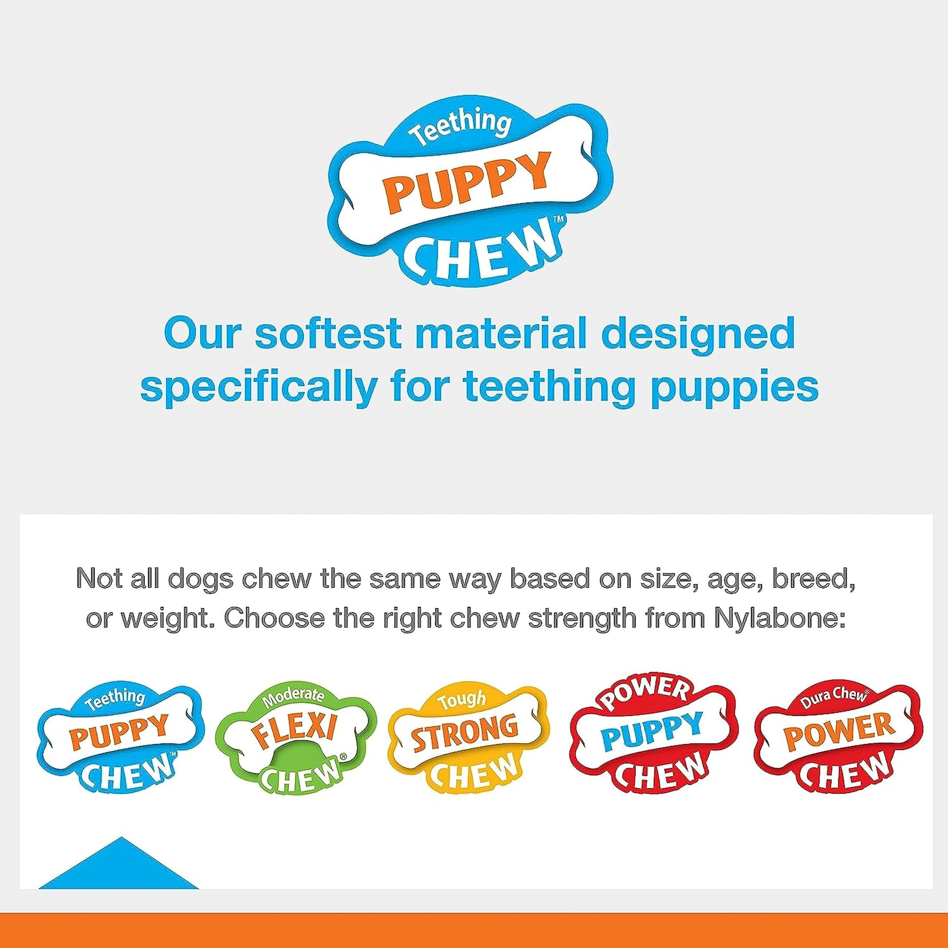 Juguete Puppy Chew Nylabone Multicolor Llaves Dentición XS