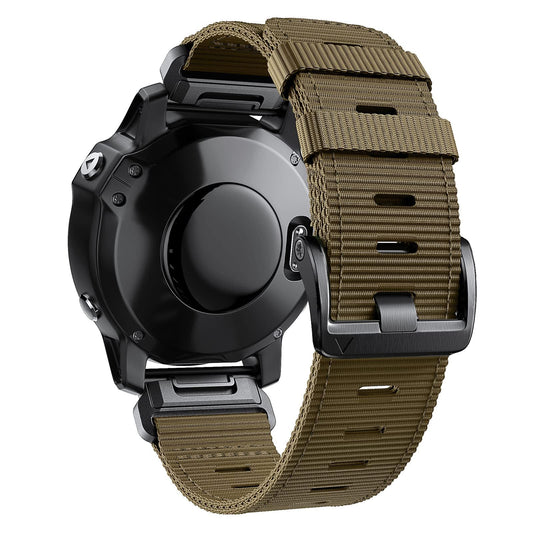 Correa de reloj de 22 mm y 26 mm para Garmin, correa deportiva de nailon súper resistente de ajuste rápido para fēnix/epix/Tactix/Forerunner/Approach/MARQ/Quatix/ D2 Series Correa de repuesto, 26mm