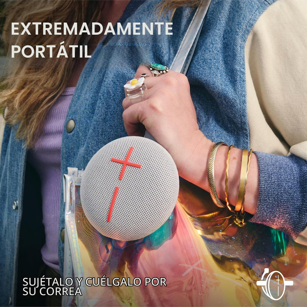 Altavoz Bluetooth Ultraportátil Ultimate Ears Gris Impermeable IP67