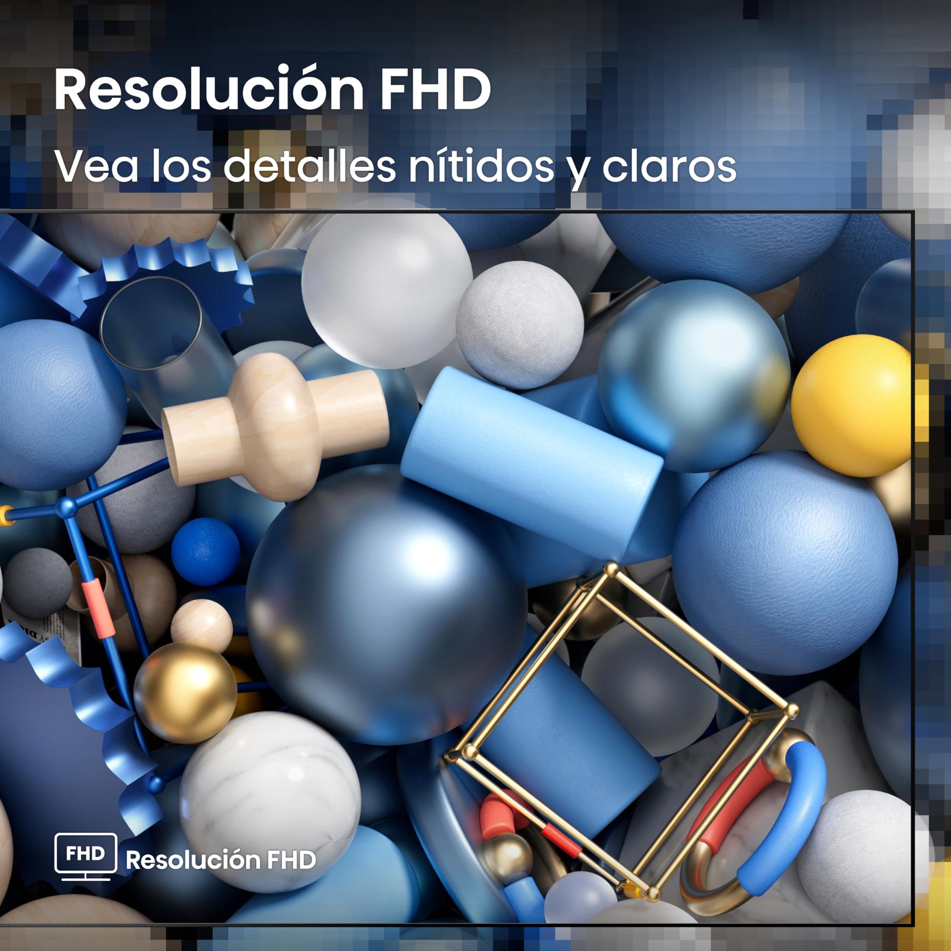 Hisense Television QD4QFM(Modelo 2025) Pantalla 40 Pulgadas, Smart Fire TV FHD,Color QLED,Modo de Juego,Dolby Audio,Comparte en tu TV,Reducción de Ruido