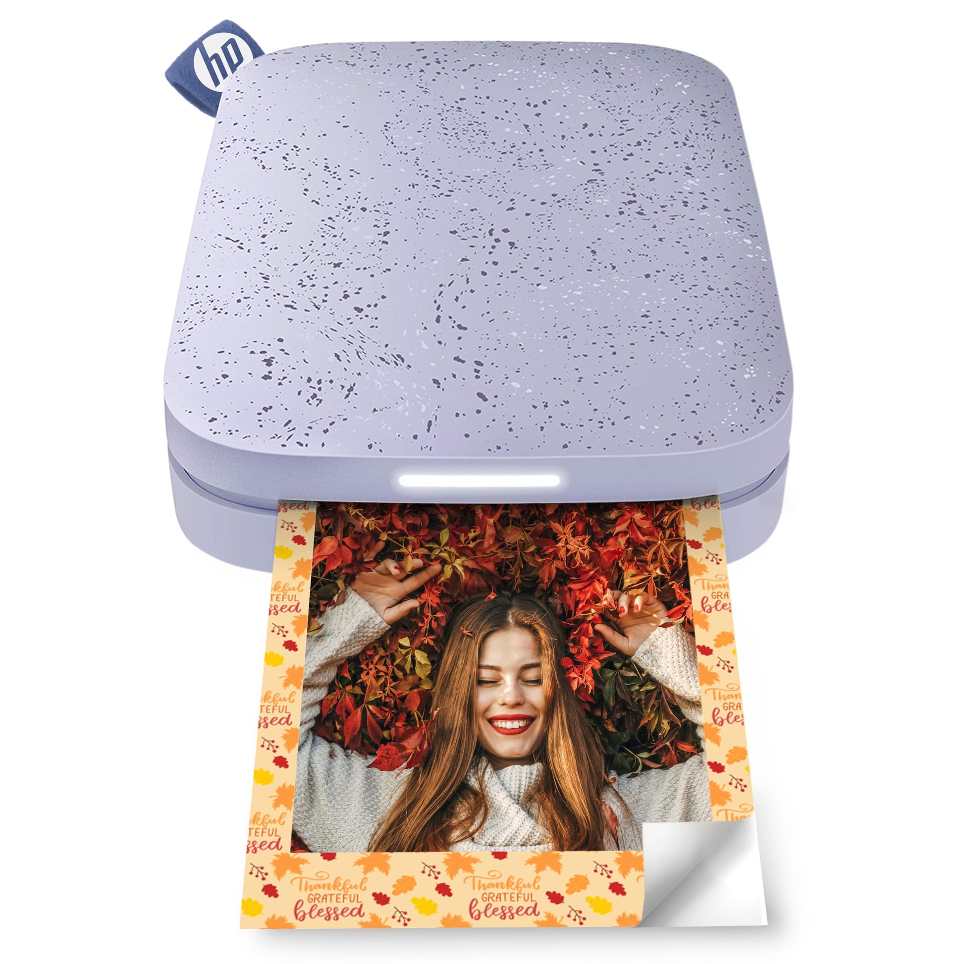 HP Sprocket 2x3" Instant Smartphone Photo Printer - Portable Color Wireless Mobile Printer - Zink Sticky-Back Photos - Print from Compatible iOS & Android Devices with Bluetooth w/App - Lilac