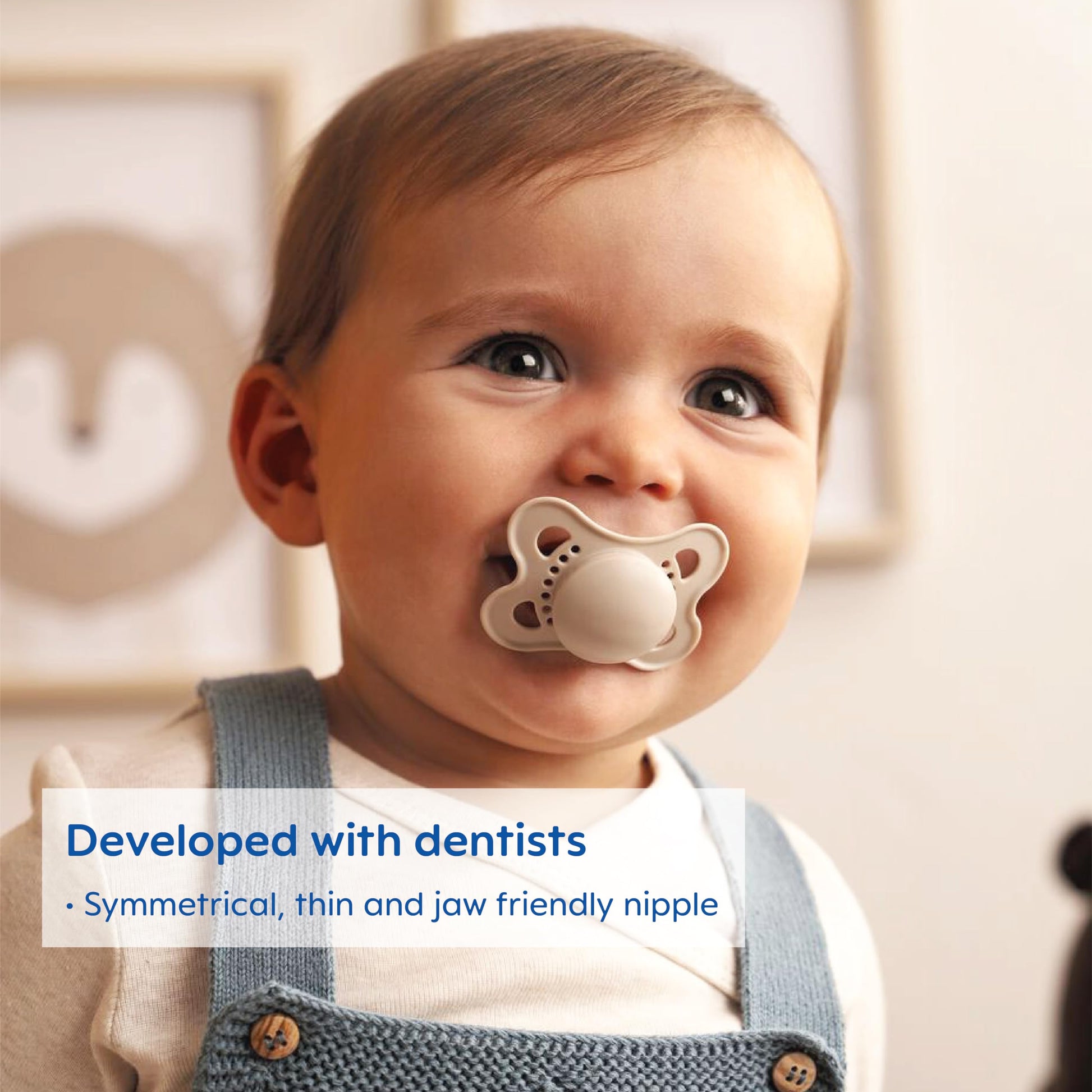 MAM - Chupetes originales mate para bebé, Binky para niñas de 0 a 6 meses, pezón de silicona sin BPA, fácil de limpiar, mejor para bebés lactantes, desarrollado con expertos médicos, 4 unidades