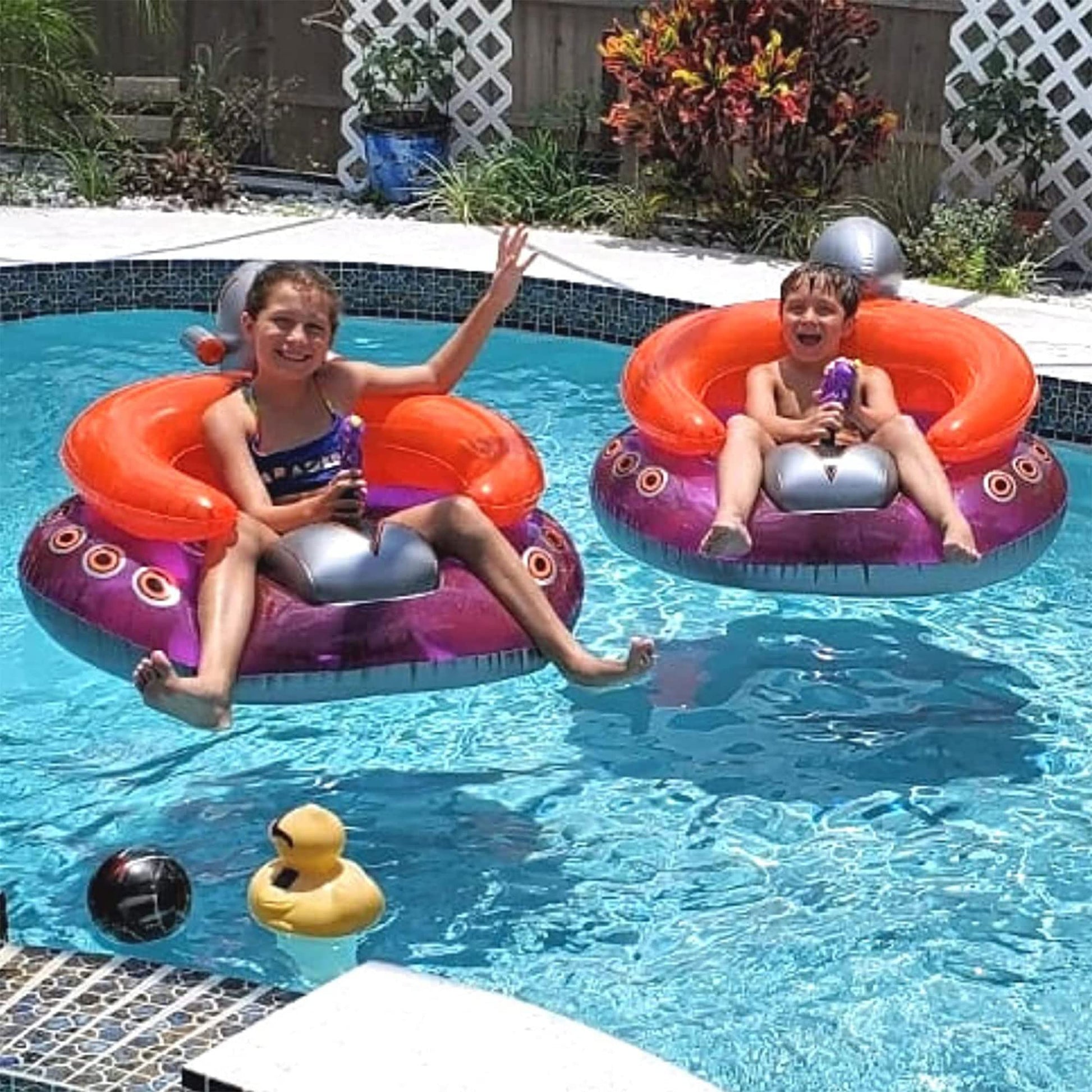 Flotador Swimline UFO 45 Inch Spaceship Squirter