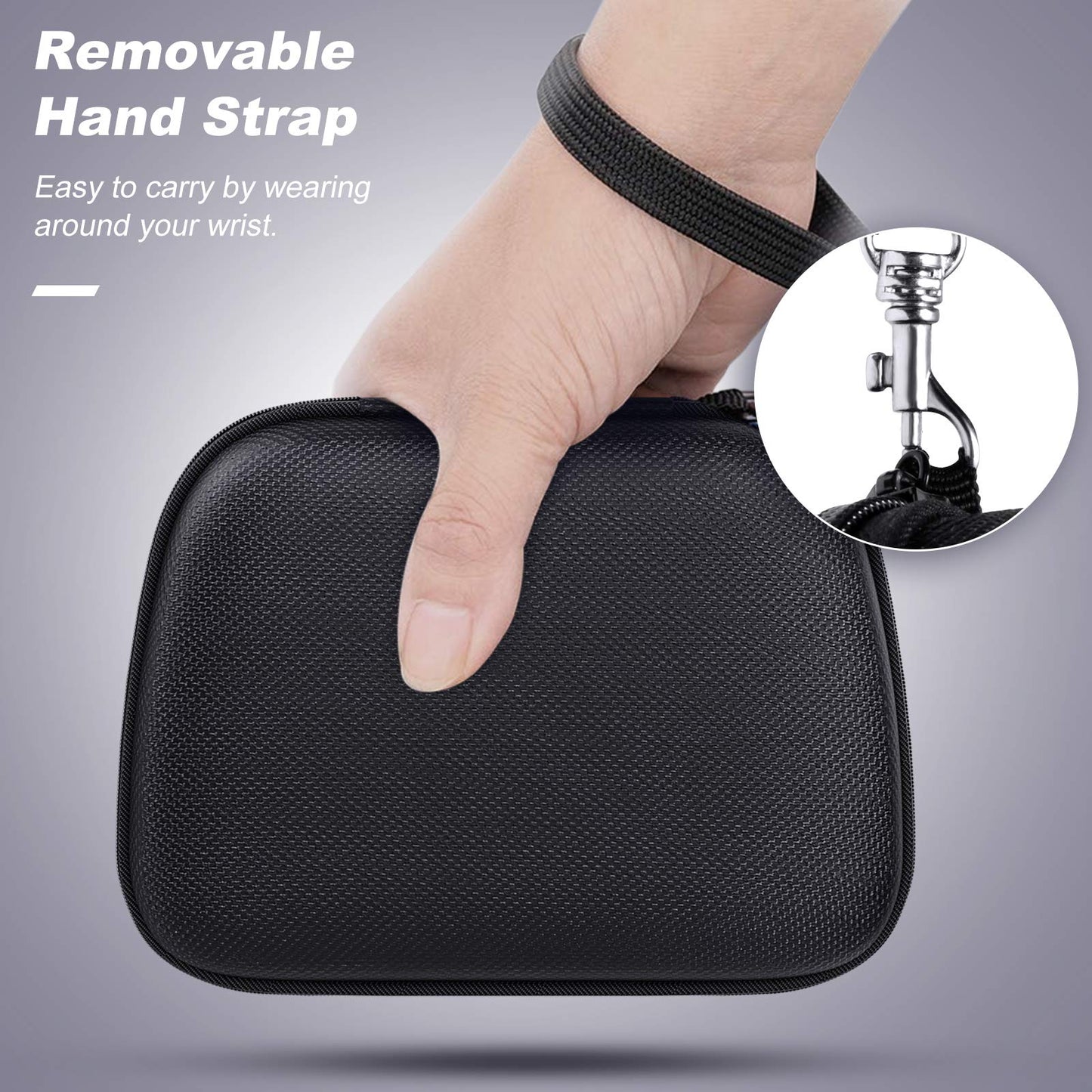 Estuche de Transporte MoKo Negro para Controlador Inalámbrico PS5 y Xbox Series X/S de Carcasa Rígida EVA