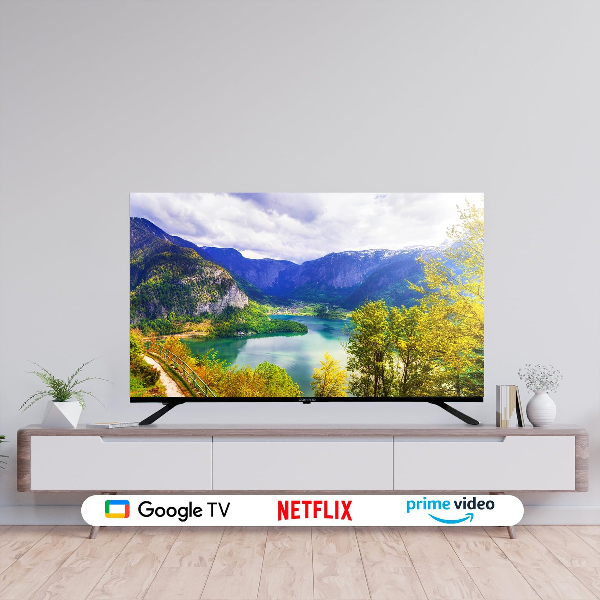 COMPAQ Televisión Pantalla 32 Pulgadas Google TV HD QLG32EHD