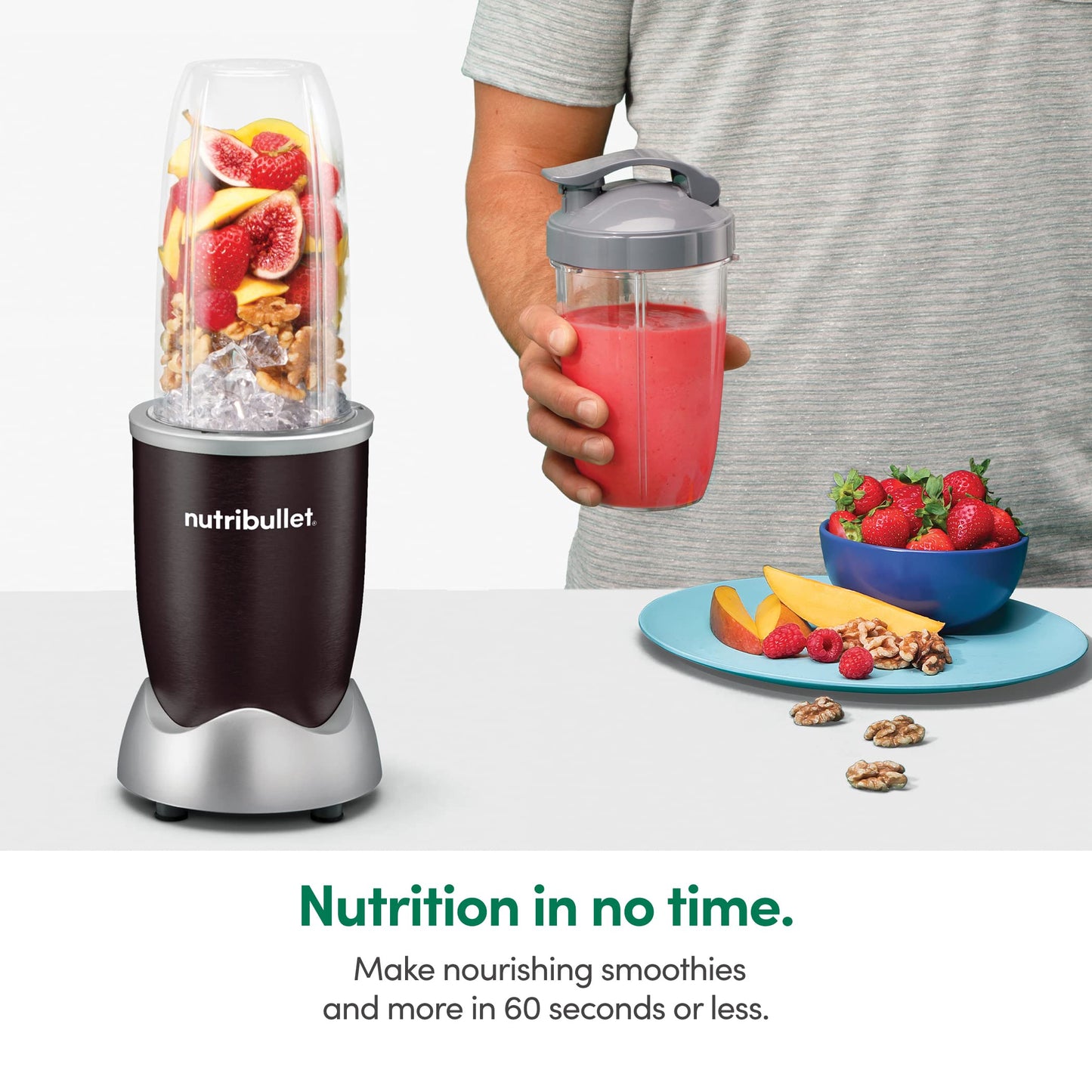 Extractor de Nutrientes NutriBullet Onyx Black 900W 13 Piezas