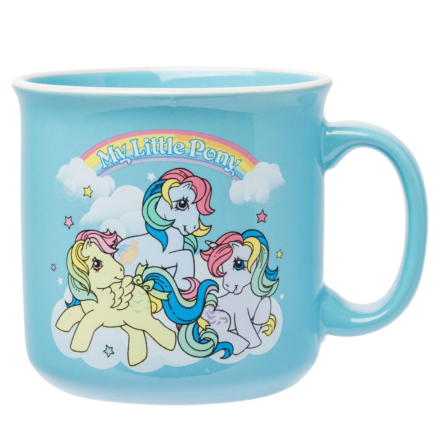 Taza de Cerámica Silver Buffalo My Little Pony Violeta Skydancer, Luz del Sol y Viento 20 Onzas