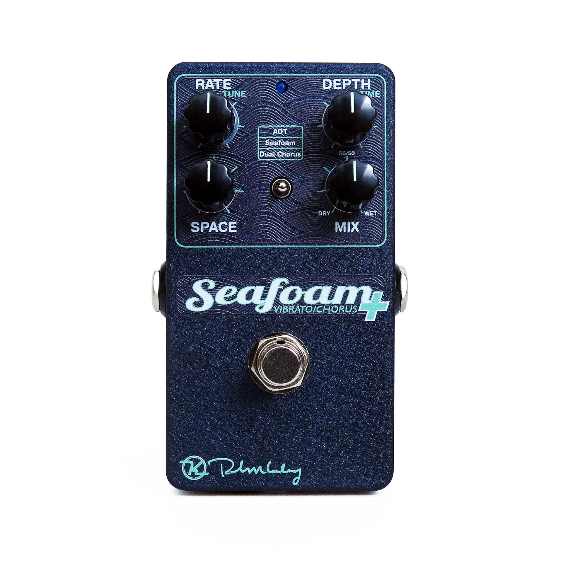 Keeley Seafoam Plus - Pedal de efectos de coro vibrato, azul (KSea2)
