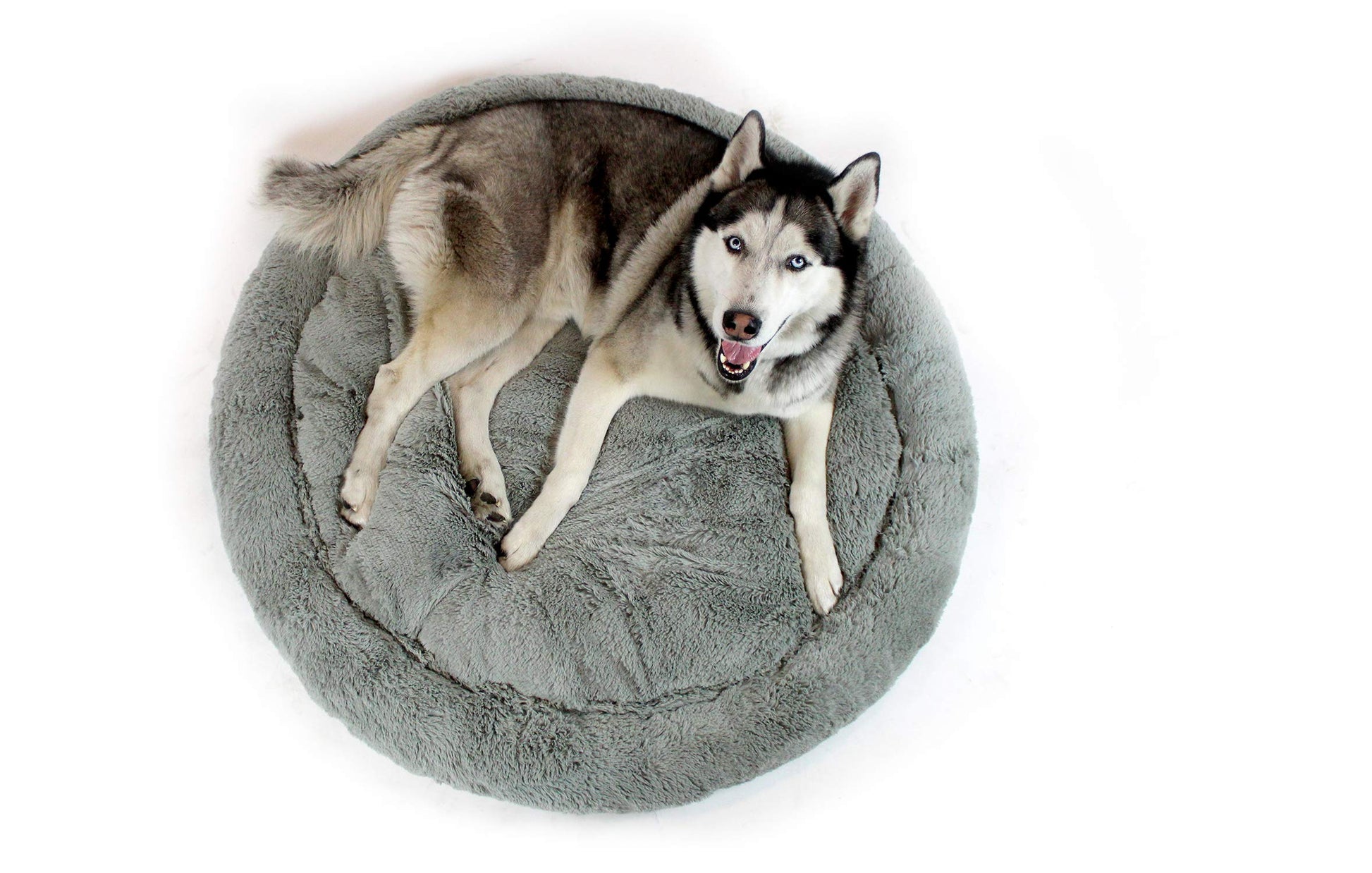 Cama para Perro Hills Gris Tipo Dona Anti Estrés XX-Large