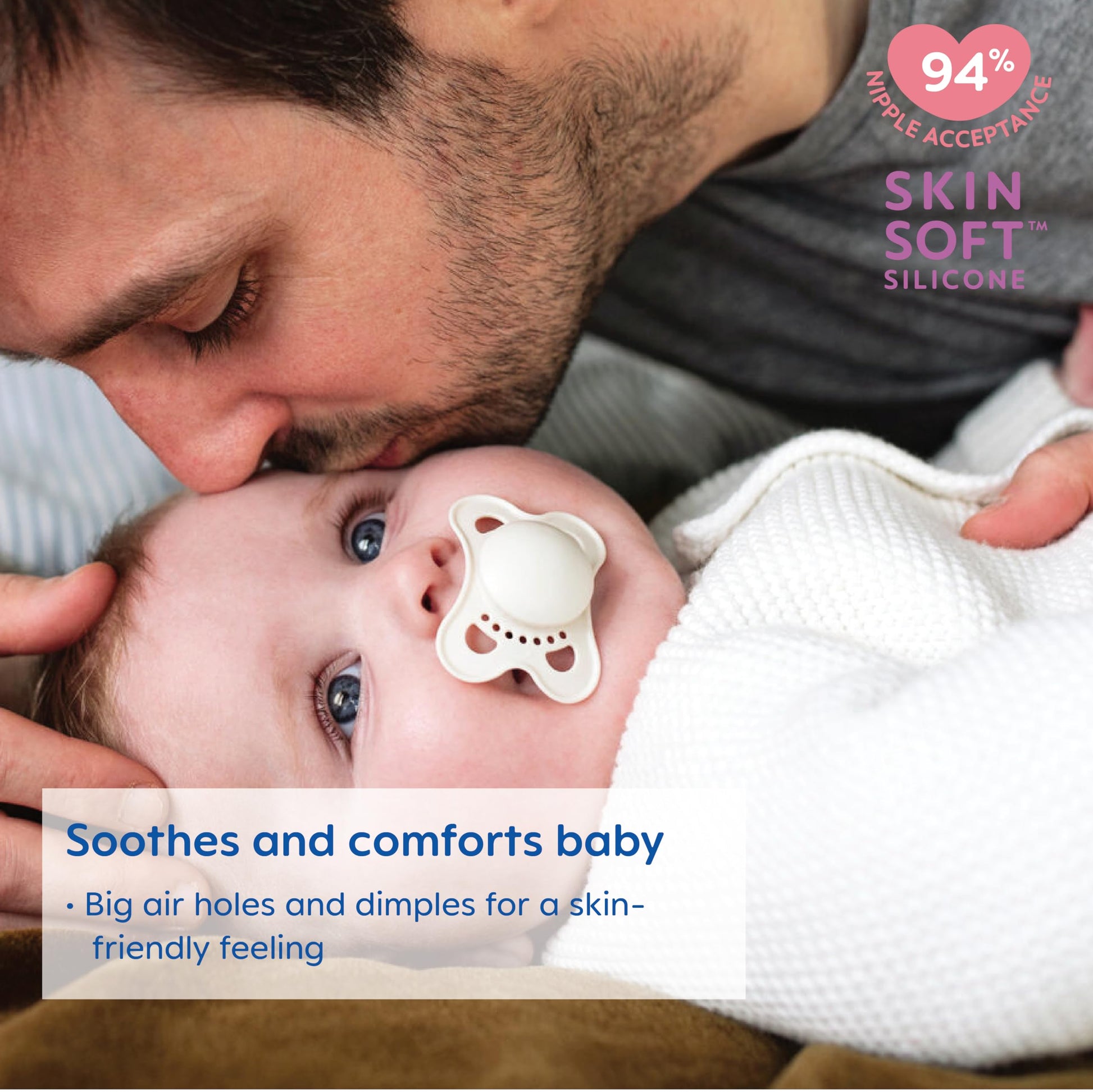 MAM - Chupetes originales mate para bebé, Binky para niñas de 0 a 6 meses, pezón de silicona sin BPA, fácil de limpiar, mejor para bebés lactantes, desarrollado con expertos médicos, 4 unidades