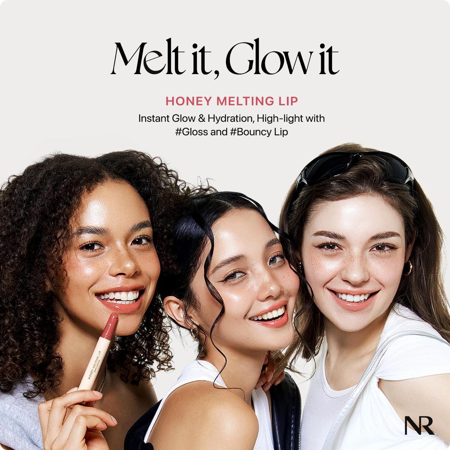 Nature Republic- HONEY MELTING LIP (03 BERRY) K-BEAUTY, Bálsamo labial, Tinte, Coreano, Brillo labial, Lindo, Resplandor