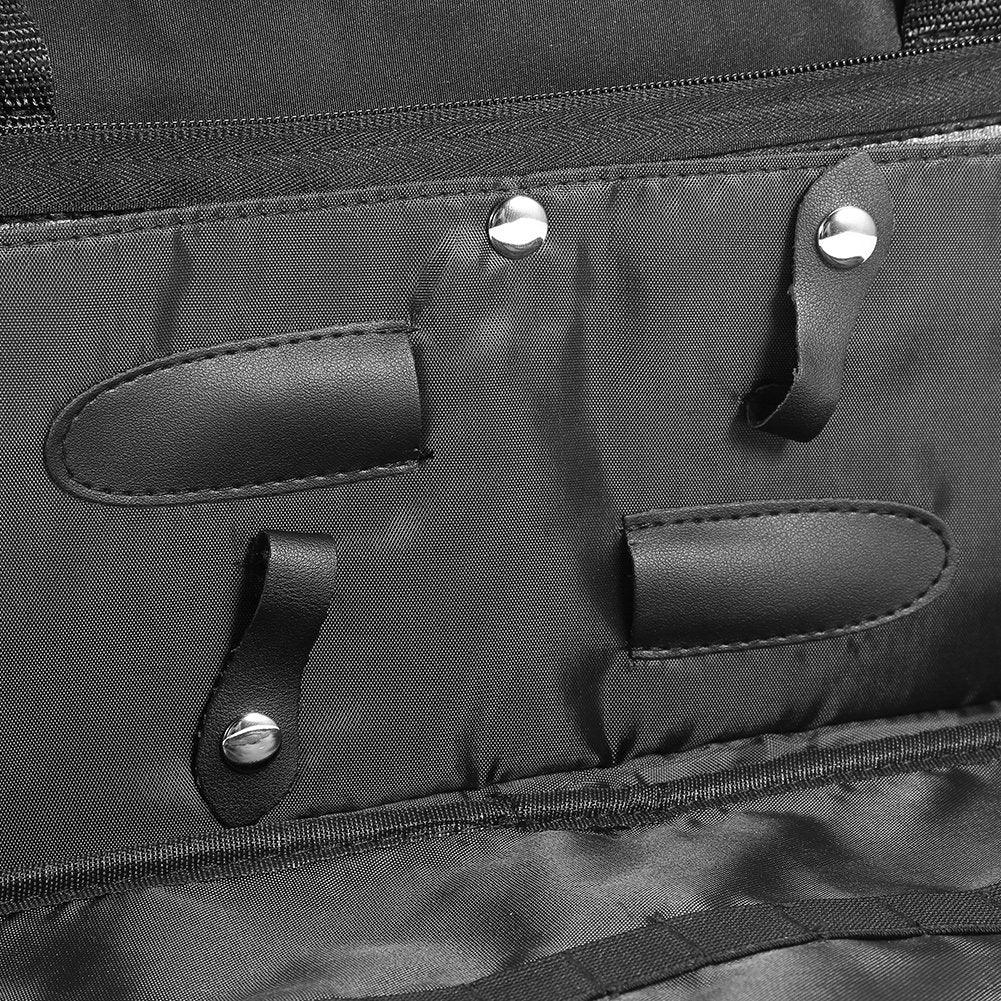 Bolso de peluquero portátil, Estuche de peluquería, Caja de viaje de barbero para llevar cortadoras de cabello, tijeras y peines