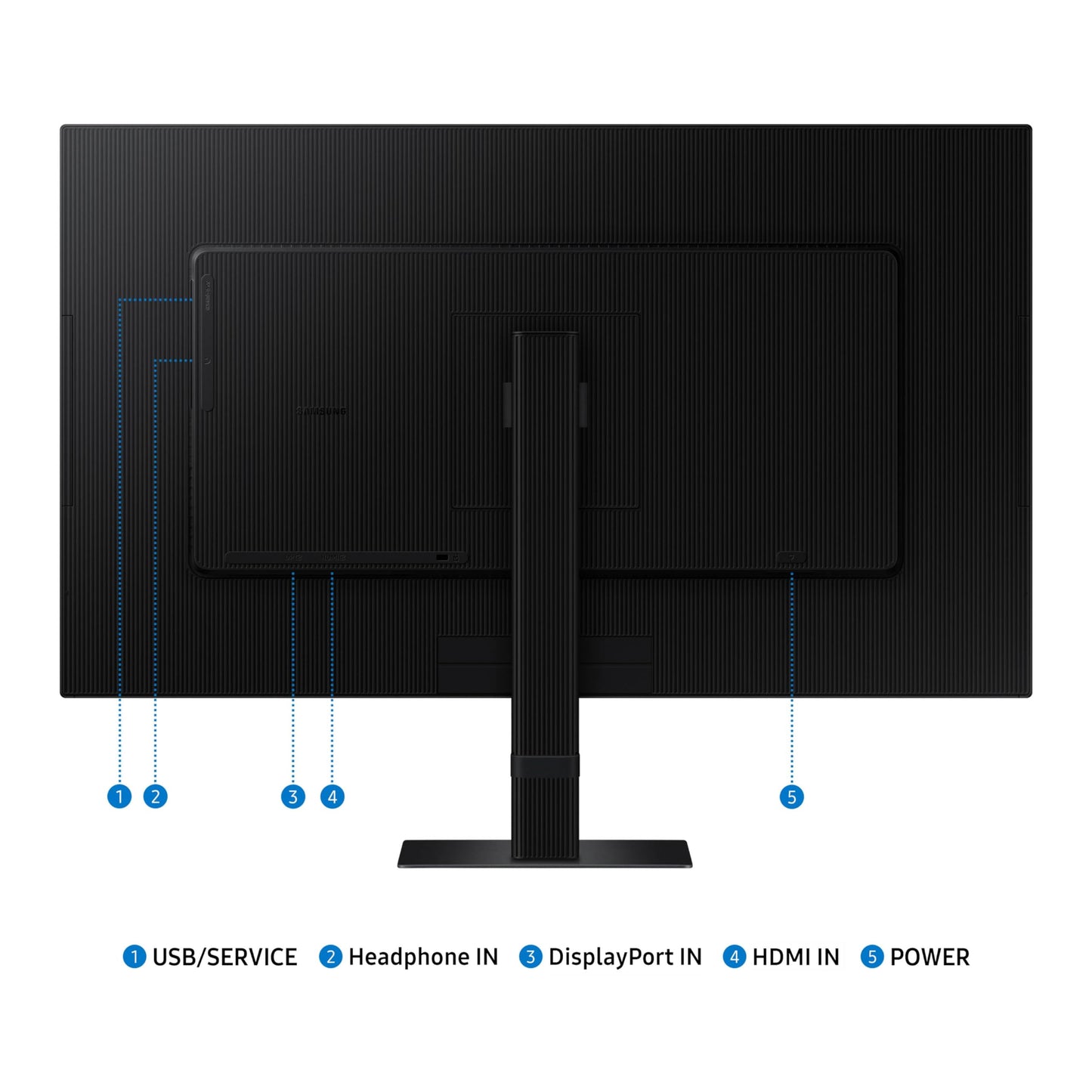 Monitor SAMSUNG ViewFinity S7 27 Pulgadas 4K UHD HDR10 Protección Ocular Varios Puertos