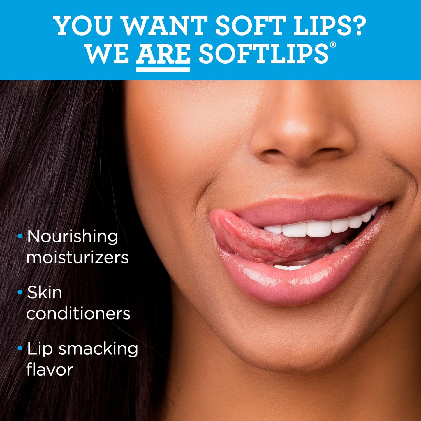 Bálsamo Labial Softlips SPF 20 Vainilla en Tubos de 0.07 oz en Paquete de 6