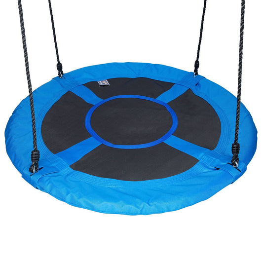 Disc - Juego de asiento de cuerda gigante para colgar en árbol, resistente, fácil de configurar para niños, adultos, exteriores, patio, jardín, 40 pulgadas/24 pulgadas