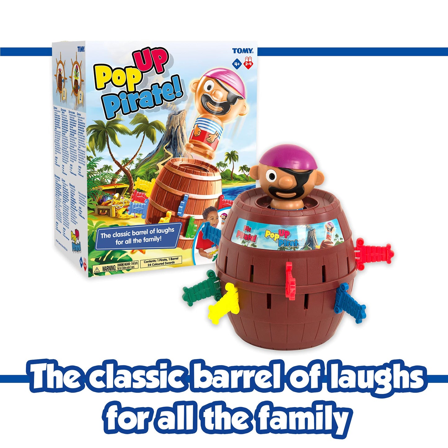 Juego de Tablero TOMY Pop Up Pirate para Niños 4 Años