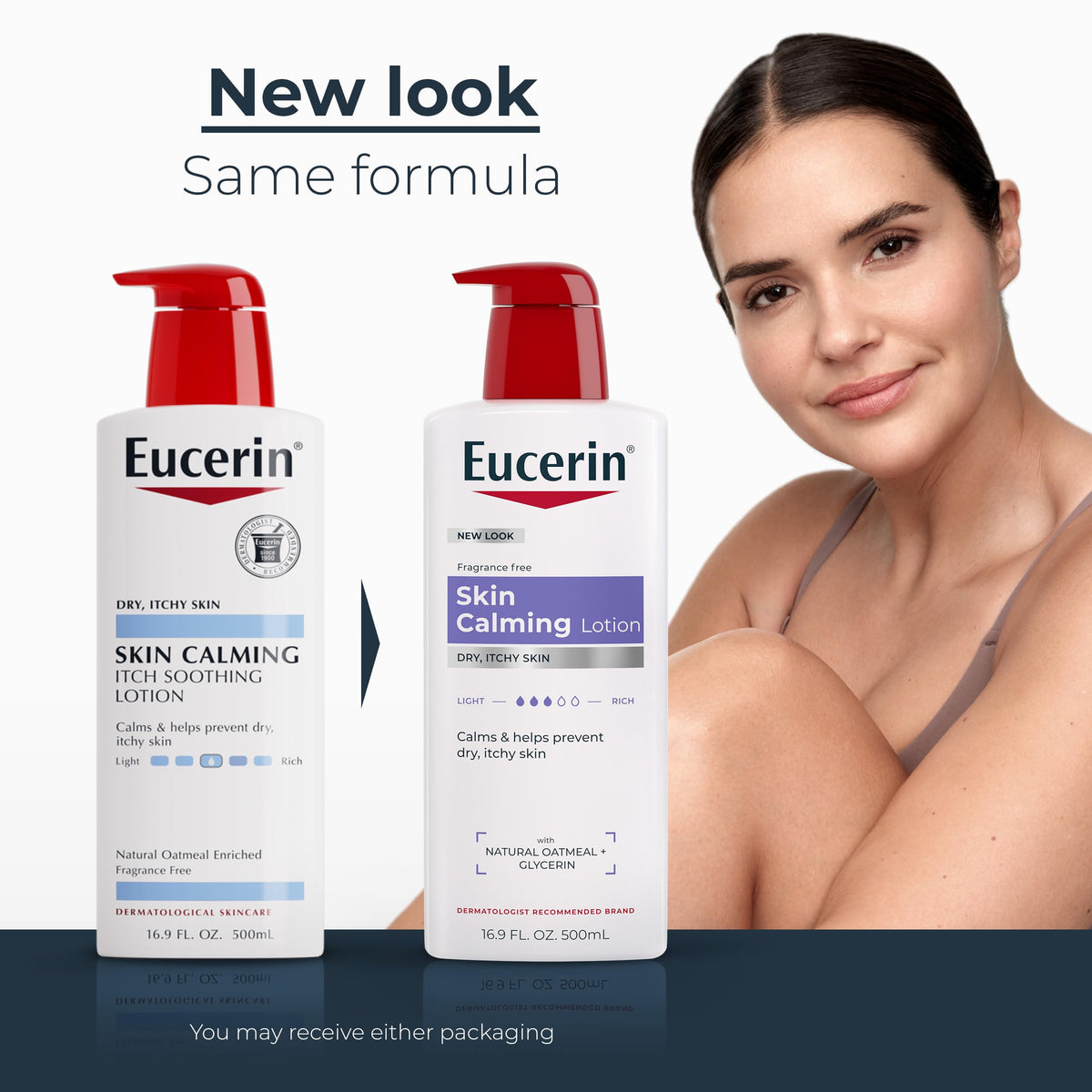 Eucerin Skin Calming Body Lotion for Unisex Body Lotion 16.9 oz