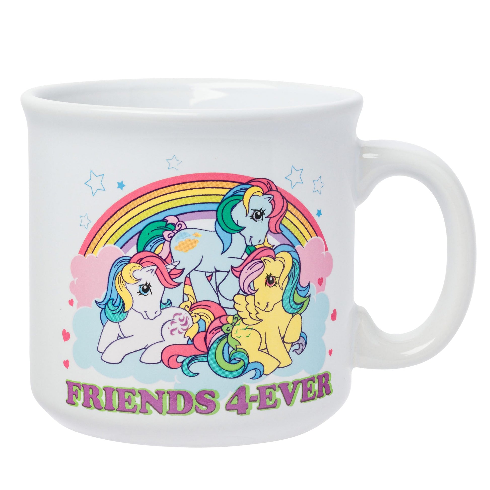 Taza de Cerámica Silver Buffalo My Little Pony Sunlight, Windy y Skydancer para Campista de 20 Onzas