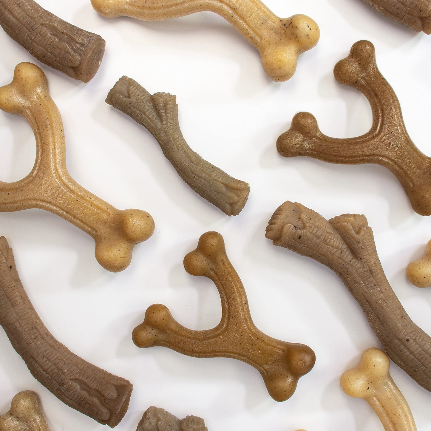 Juguete Masticable para Perros Nylabone Gourmet Wishbone Pequeño Regular
