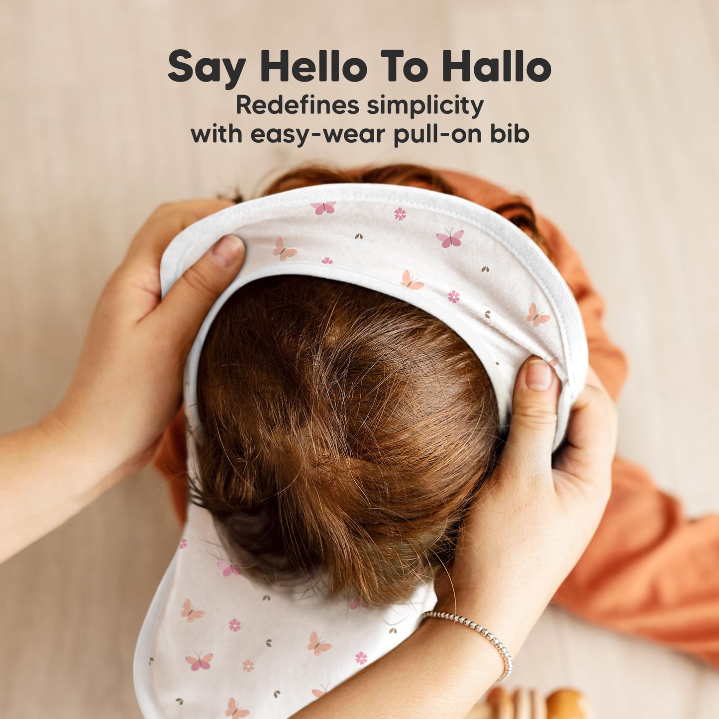 KeaBabies Paquete de 8 baberos para bebé, unisex, resistentes al agua, para niños y niñas, con diseño de mariposas