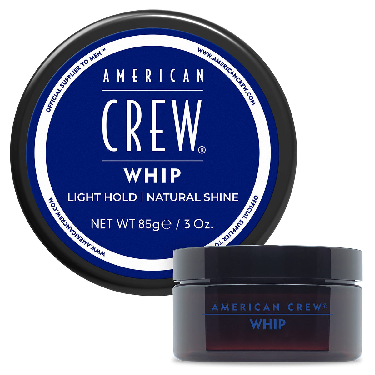 AMERICAN CREW Crema Para El Peinado De Látigo Para Hombres, Como Gel Para El Cabello Con Fijación Ligera Y Brillo Natural, 3 Oz (Paquete De 1) Todos