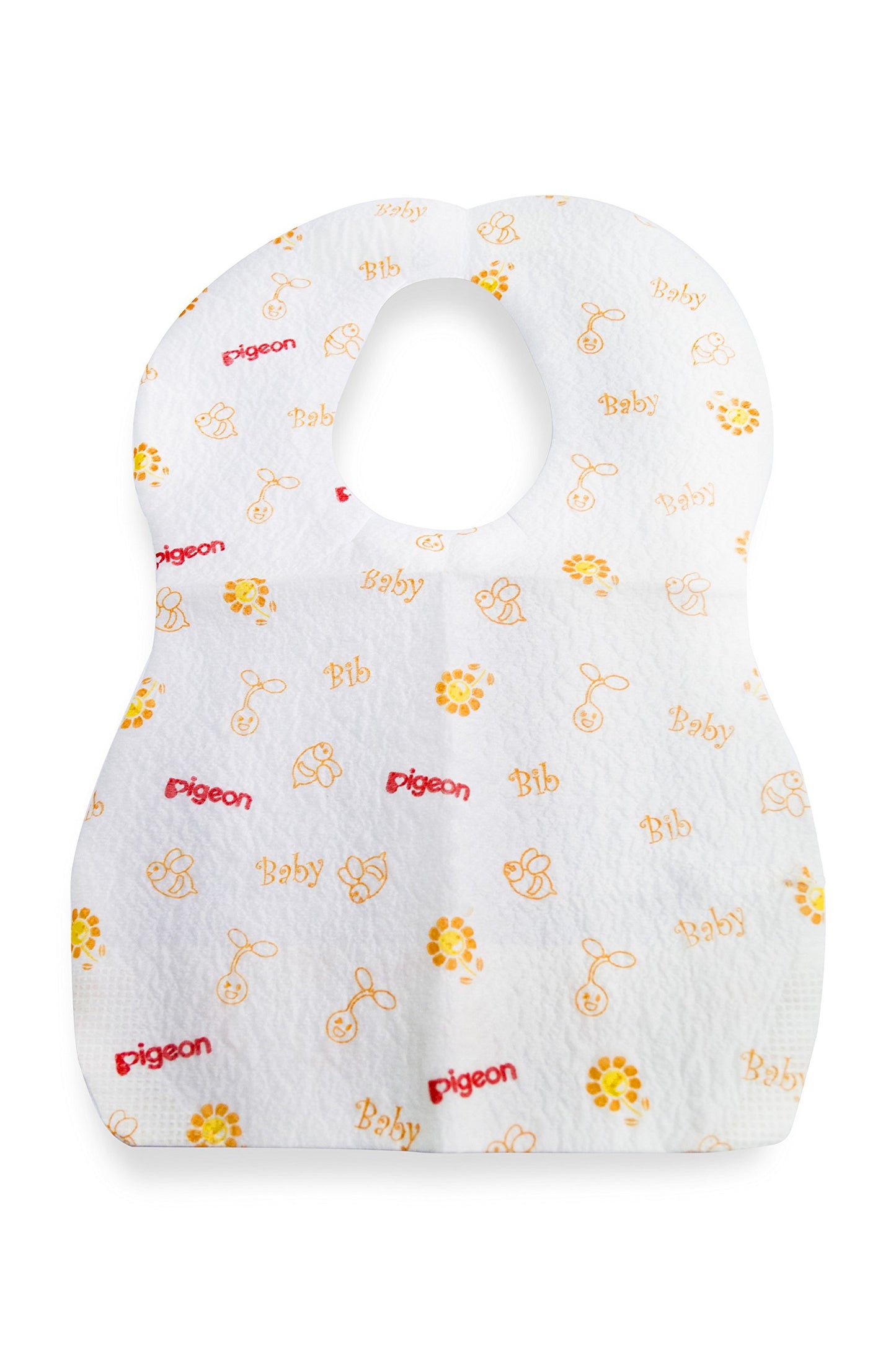 Baberos Desechables Pigeon Blanco Paquete de 20 Unidades