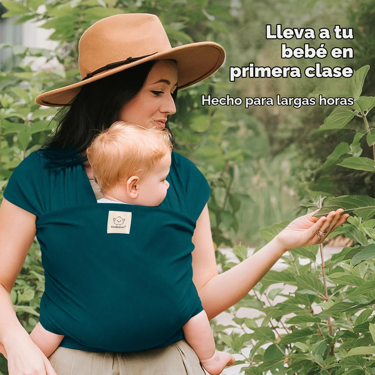 KeaBabies Portabebés para bebé, todo en 1, portabebés original, color verde