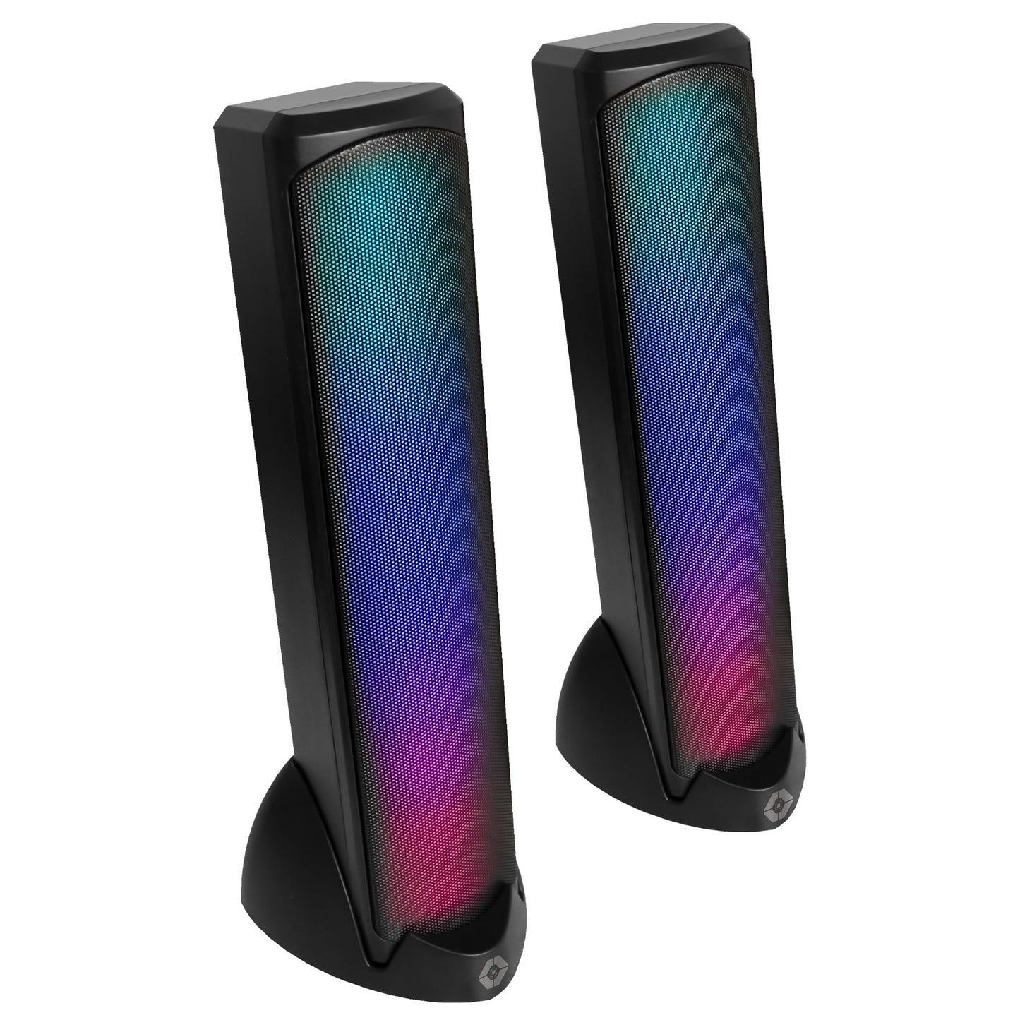 PERFECTCHOICE VORTRED Bocinas Inalámbricas Gamer con Luz RGB - Sonido HQ Transmisión BT Aura