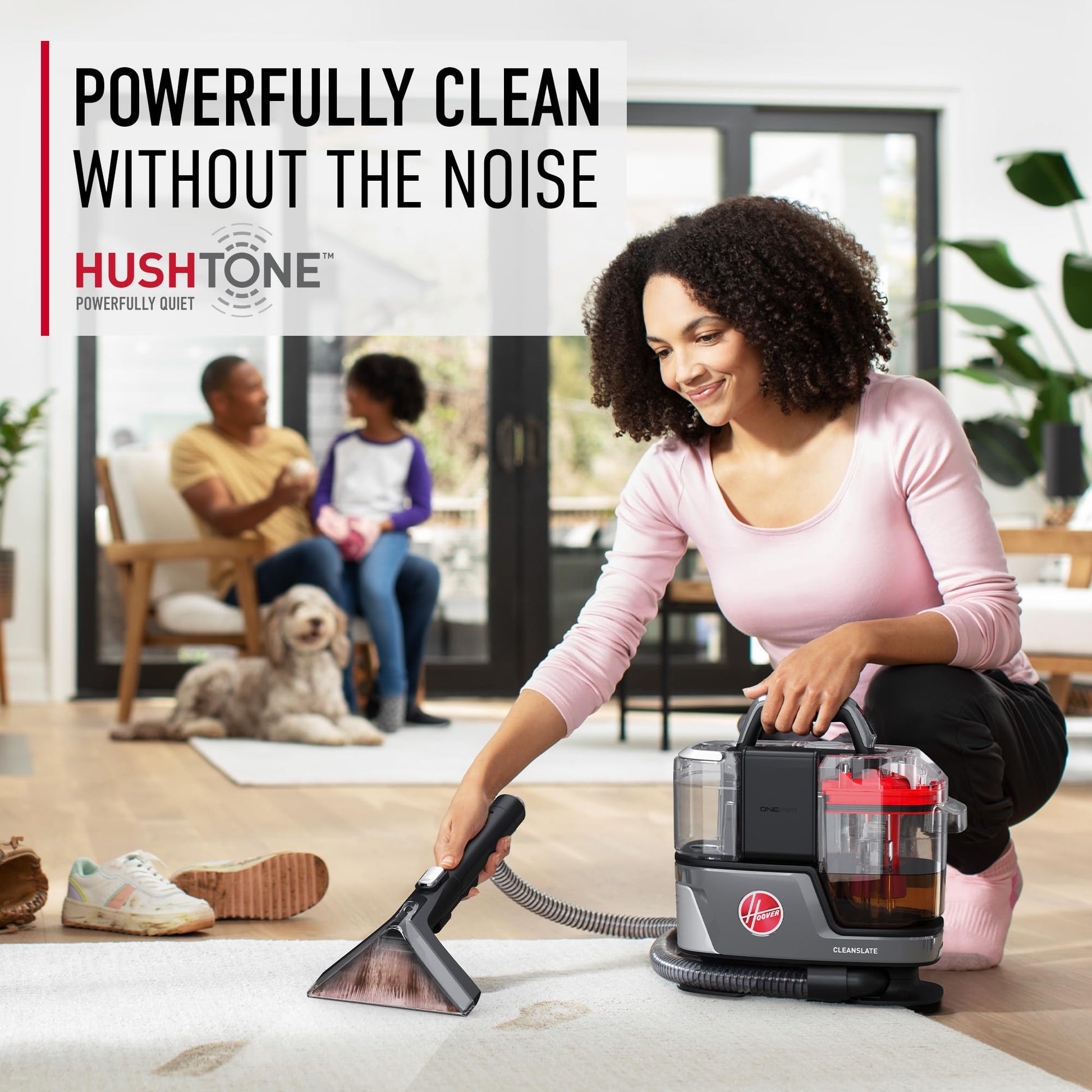 Hoover ONEPWR CleanSlate - Máquina de limpieza de alfombras portátiles inalámbricas + máquina de limpieza de puntos de tapicería, potente succión, herramientas versátiles, detalles de automóviles y